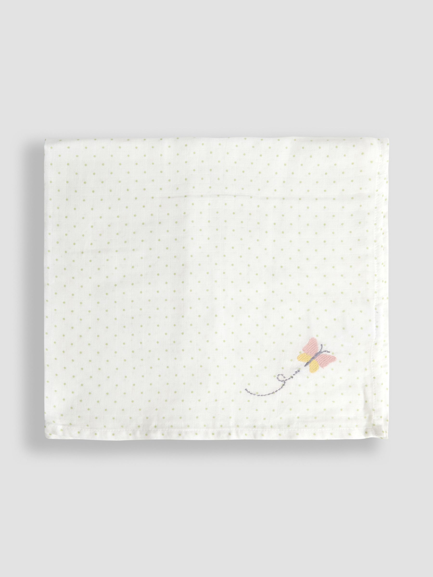 5-Pack Embroidered Muslins - Image 4 of 6