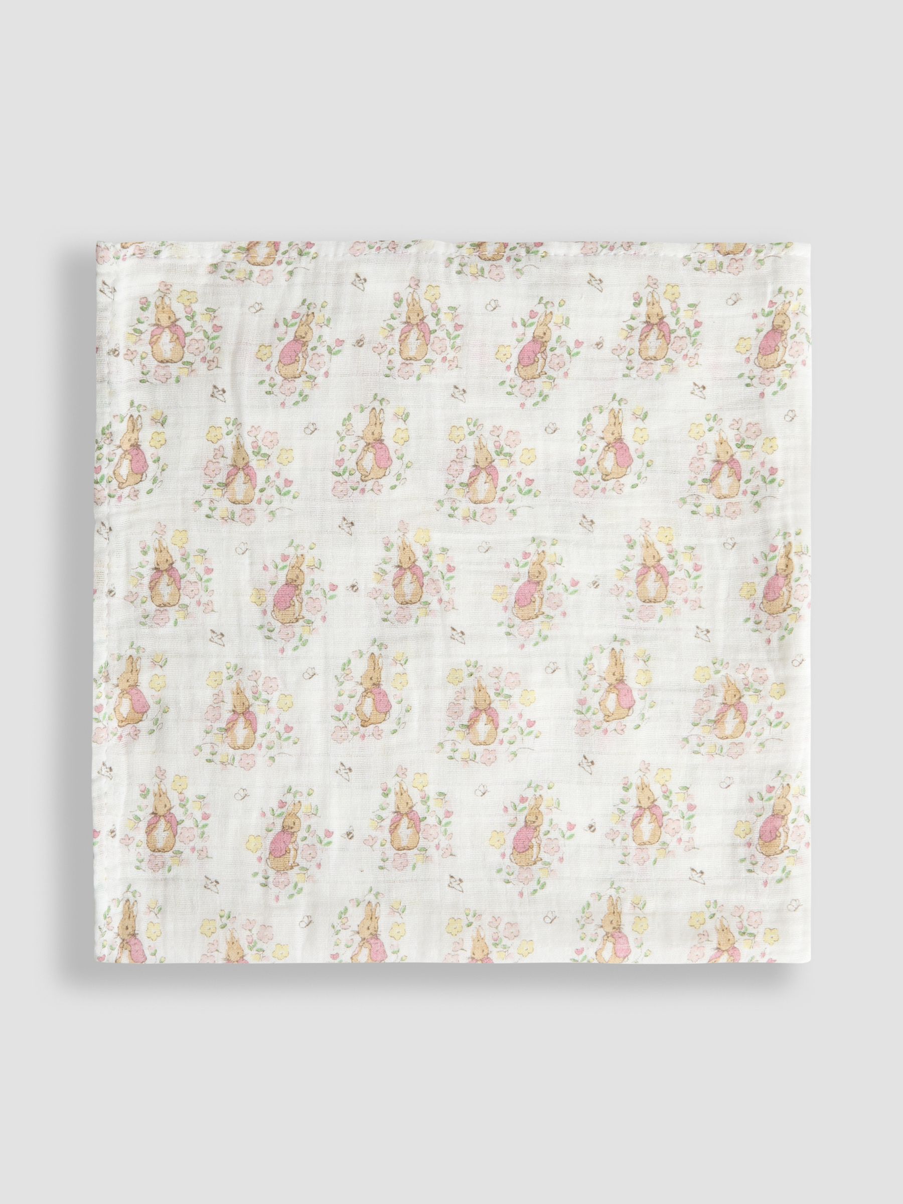 5-Pack Flopsy Bunny Embroidered Muslins - Image 5 of 5
