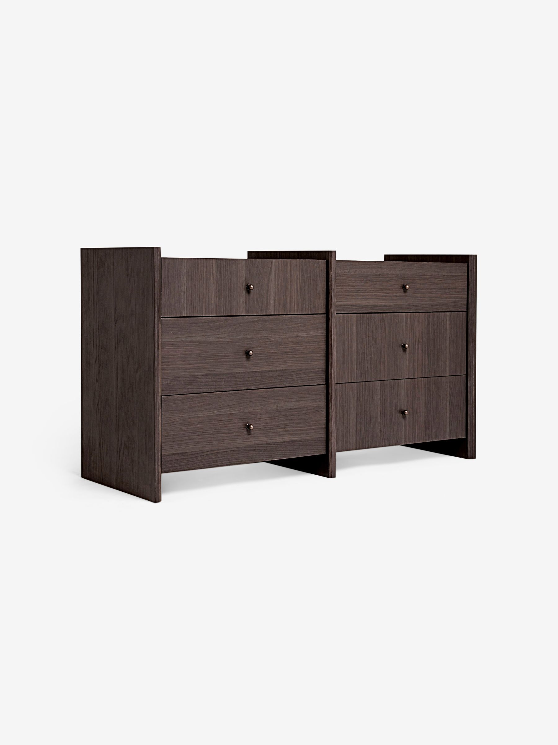 Macauley Bedside Table in Dark Brown - Image 5 of 6