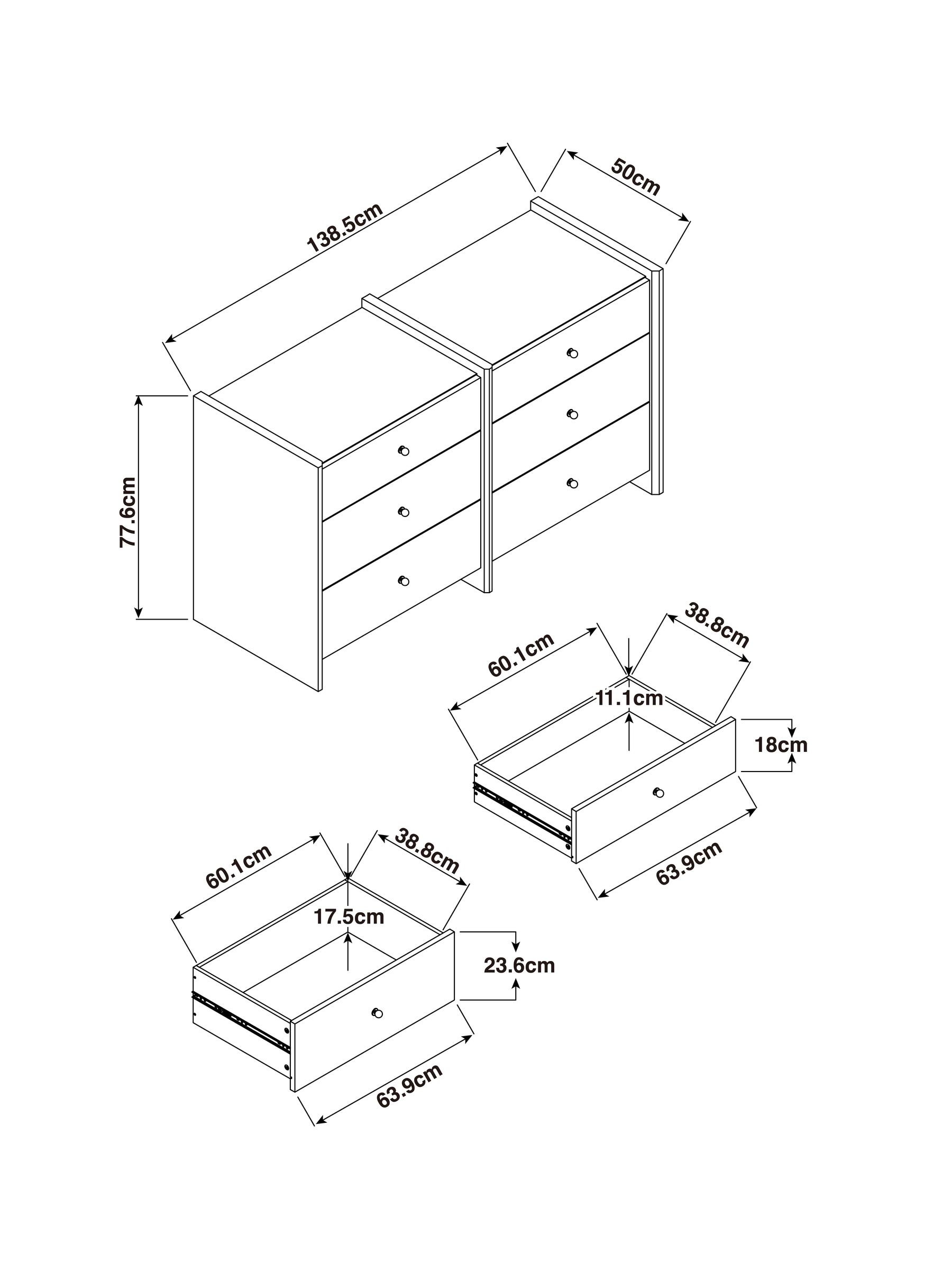 Macauley Chest of Drawers in Dark Brown - Image 4 of 4 Macauley Chest of Drawers in Dark Brown - Image 4 of 4
