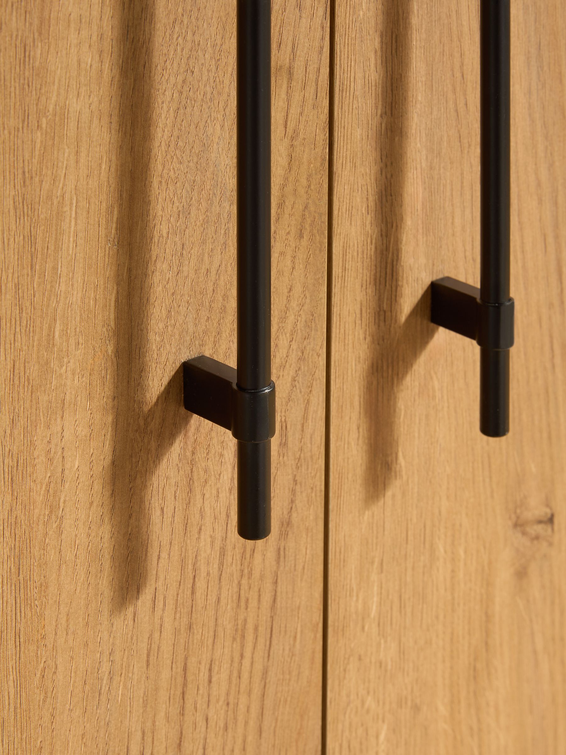 Oak Effect Zeke Double Wardrobe - Image 4 of 6