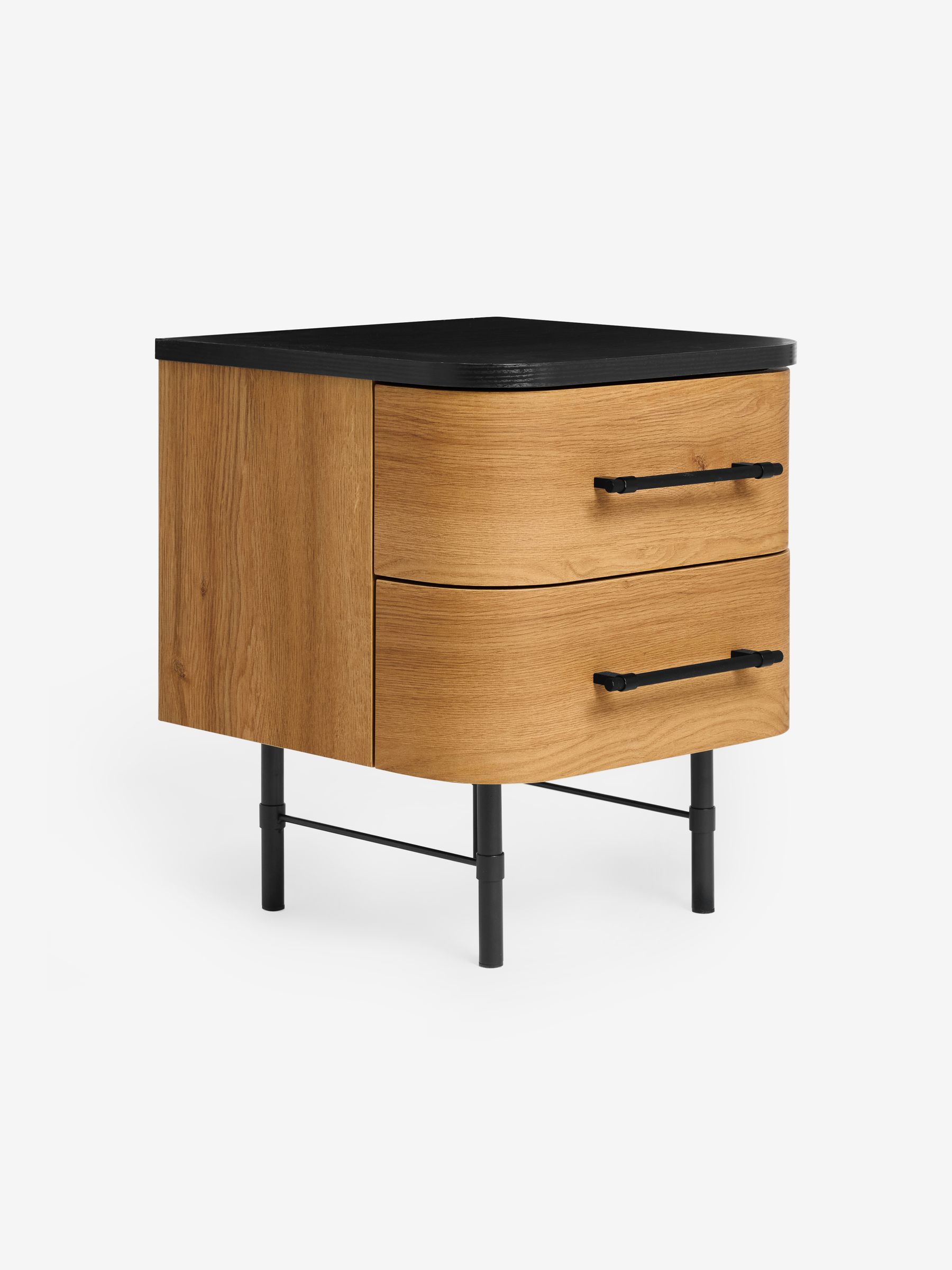 Zeke Bedside Table in Oak Effect - Image 4 of 5