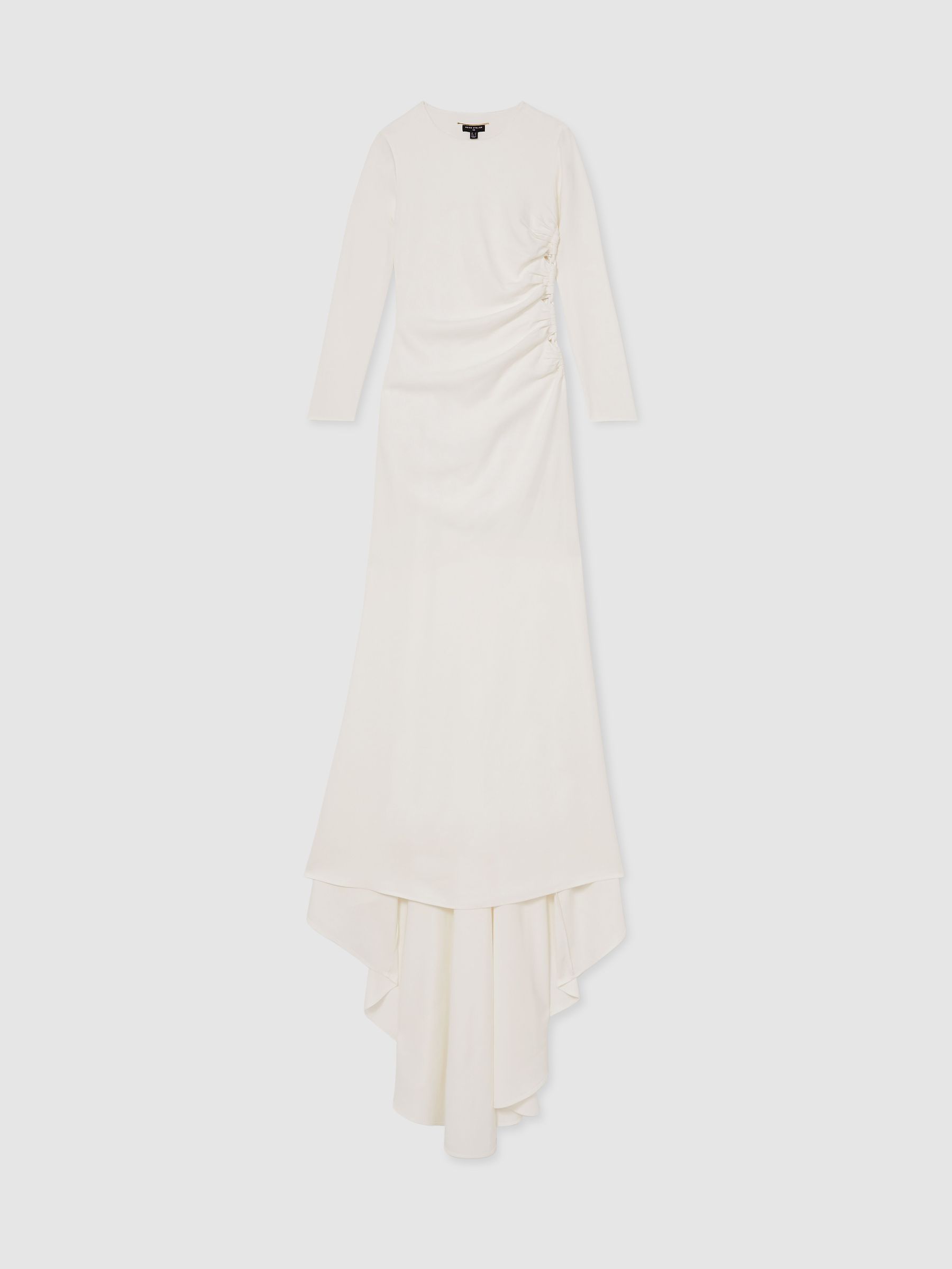 Reiss Atelier Cut-Out Rope-Detail Dress in White - REISS