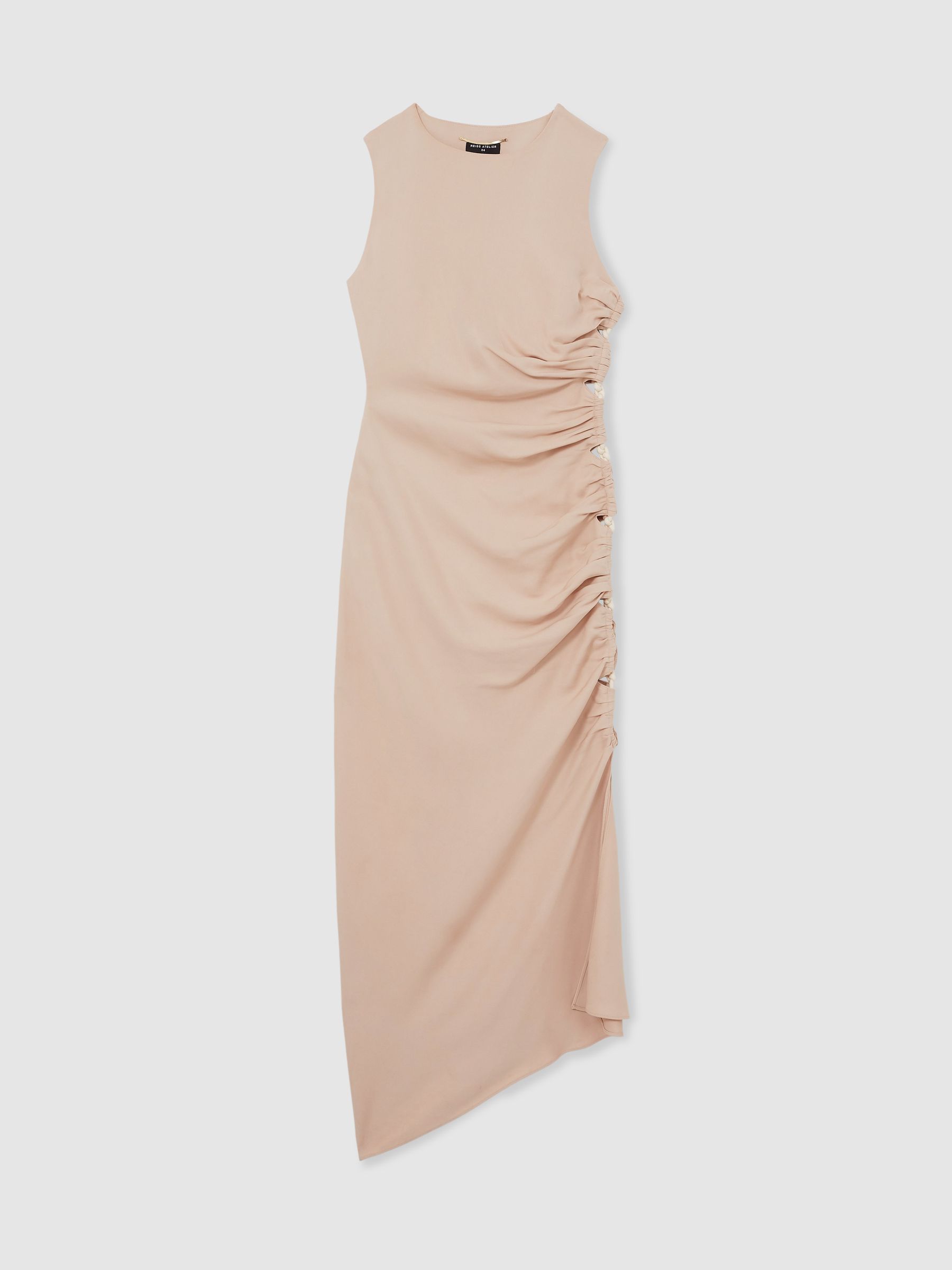 Atelier Cut-Out Rope-Cord Maxi Dress in Neutral - Image 2 of 6