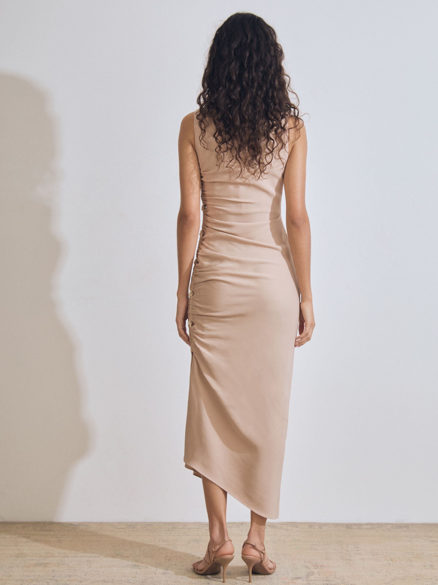 Atelier Cut-Out Rope-Cord Maxi Dress in Neutral - Image 5 of 6