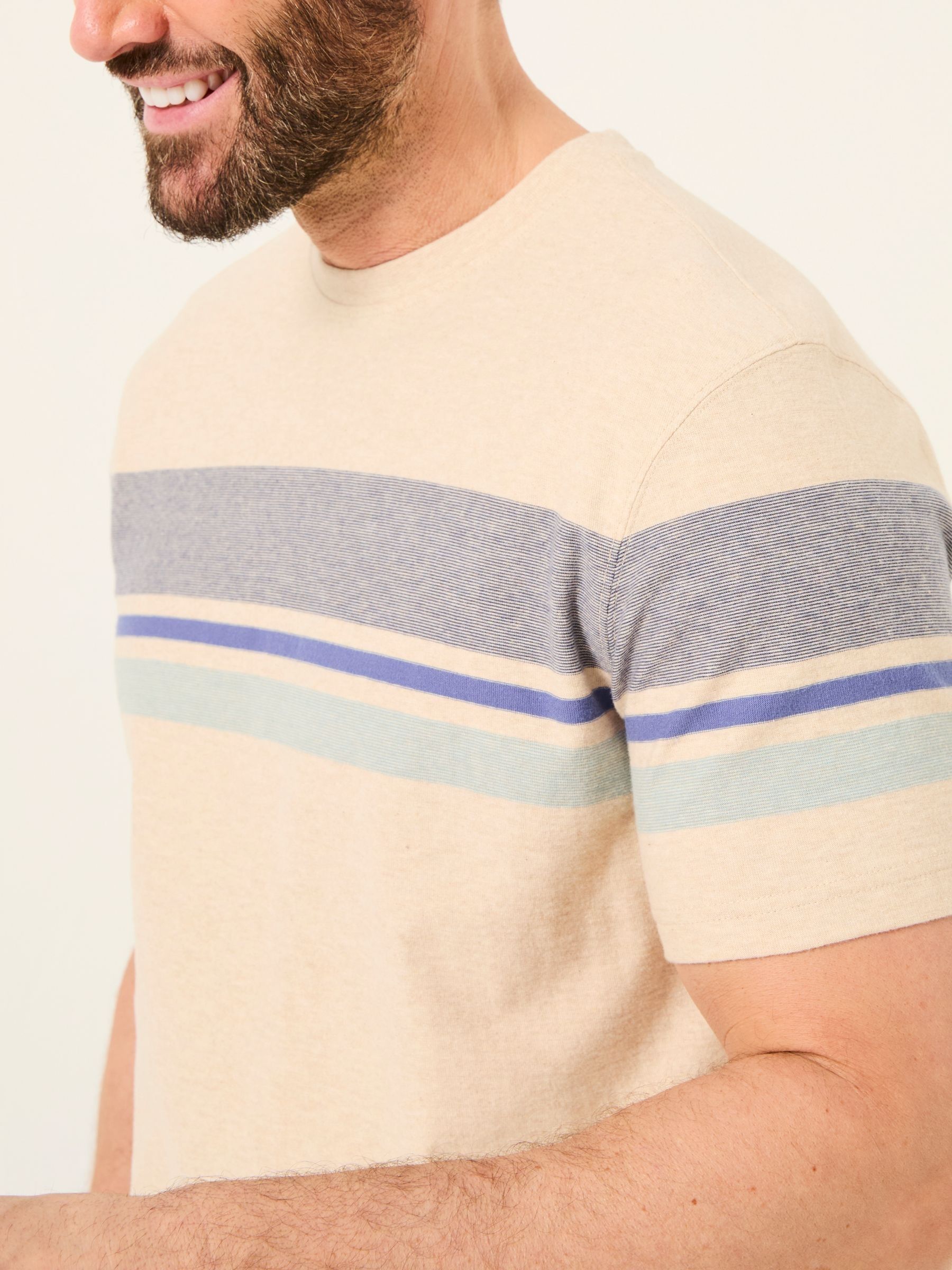 Natural Kiln Chest Stripe Tee - Image 4 of 5