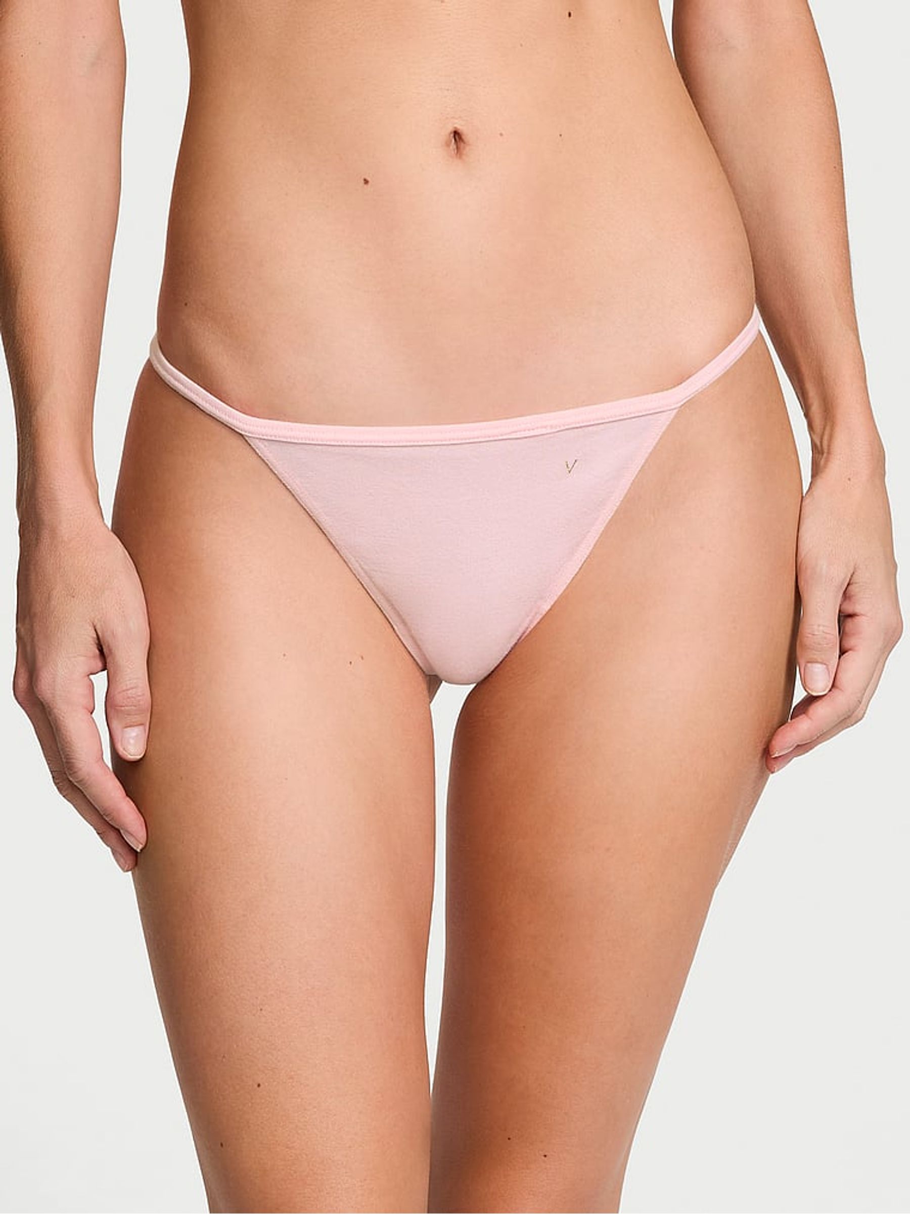 Pretty Blossom Pink G String Knickers - Image 1 of 3