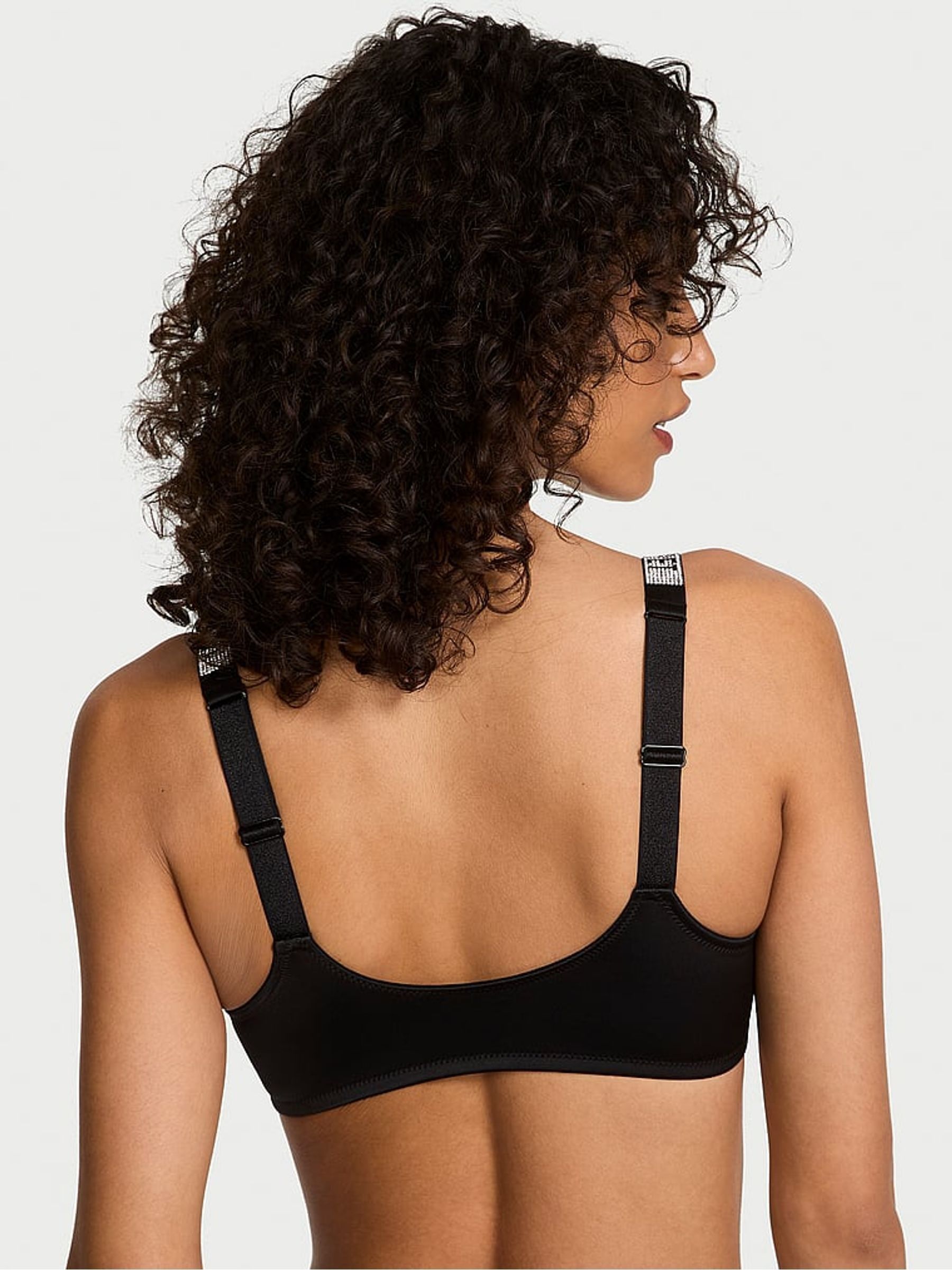 Black Shine Strap Bralette - Image 2 of 2
