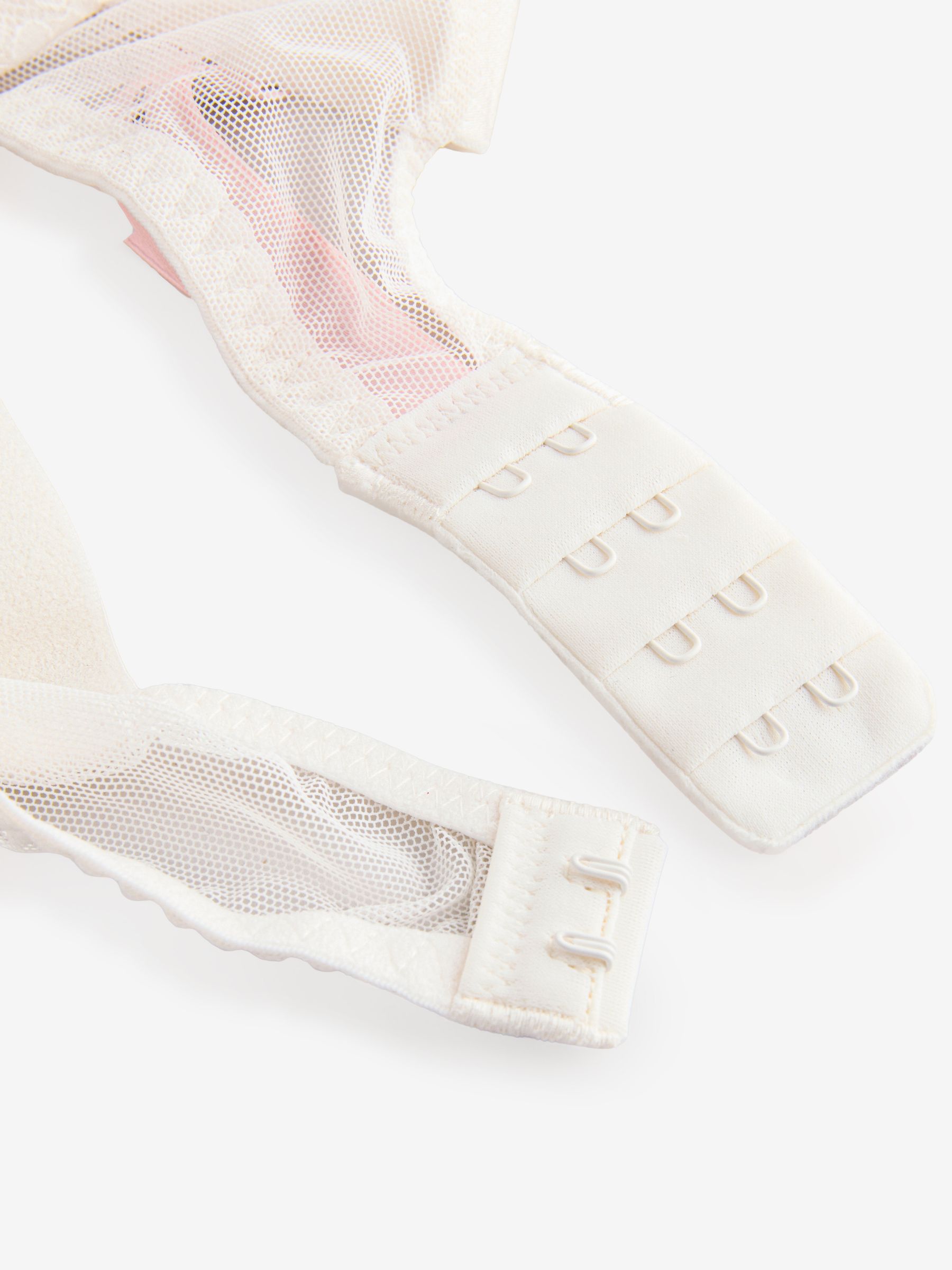 Coconut White Add 2 Cups Push Up Lace Shine Strap Bombshell Bra - Image 2 of 3