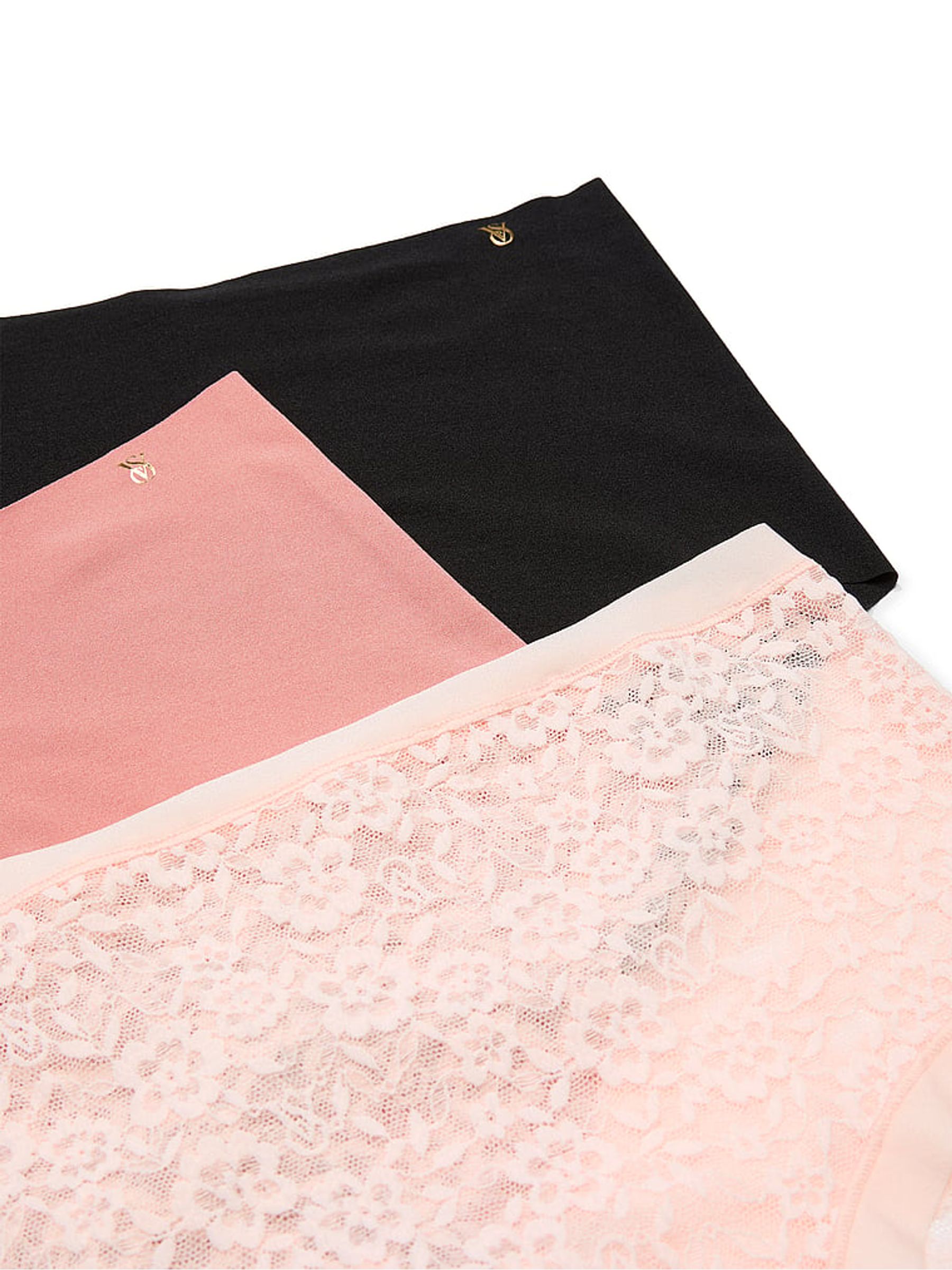Pink/Black 3 Pack Knickers - Image 2 of 4