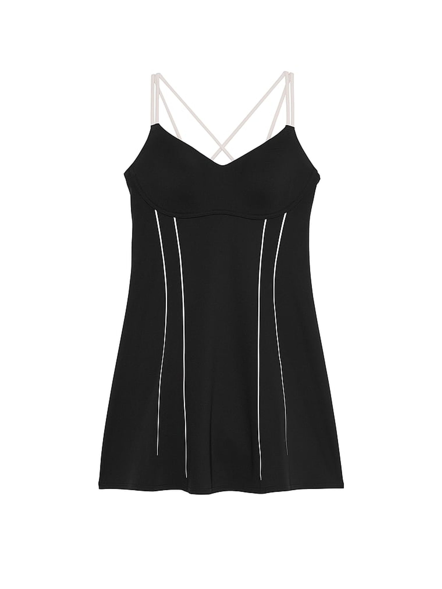 Black White Elevate™ Contour Flare Dress - Image 3 of 3