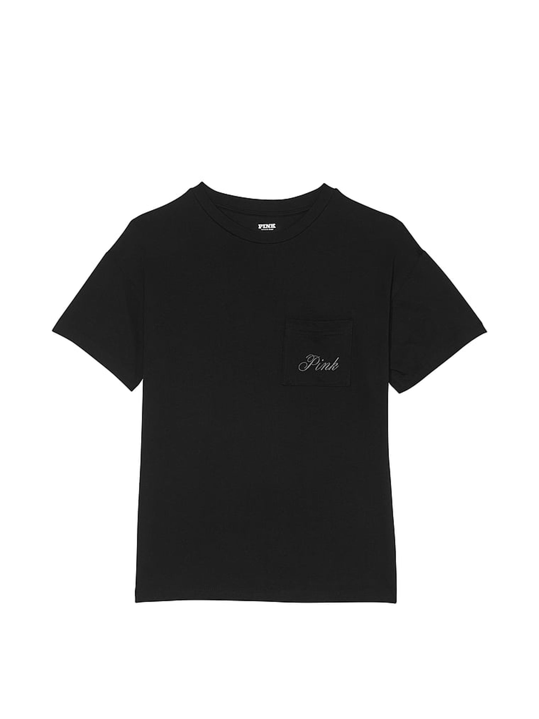 Black Cotton Pyjama T-Shirt - Image 3 of 3