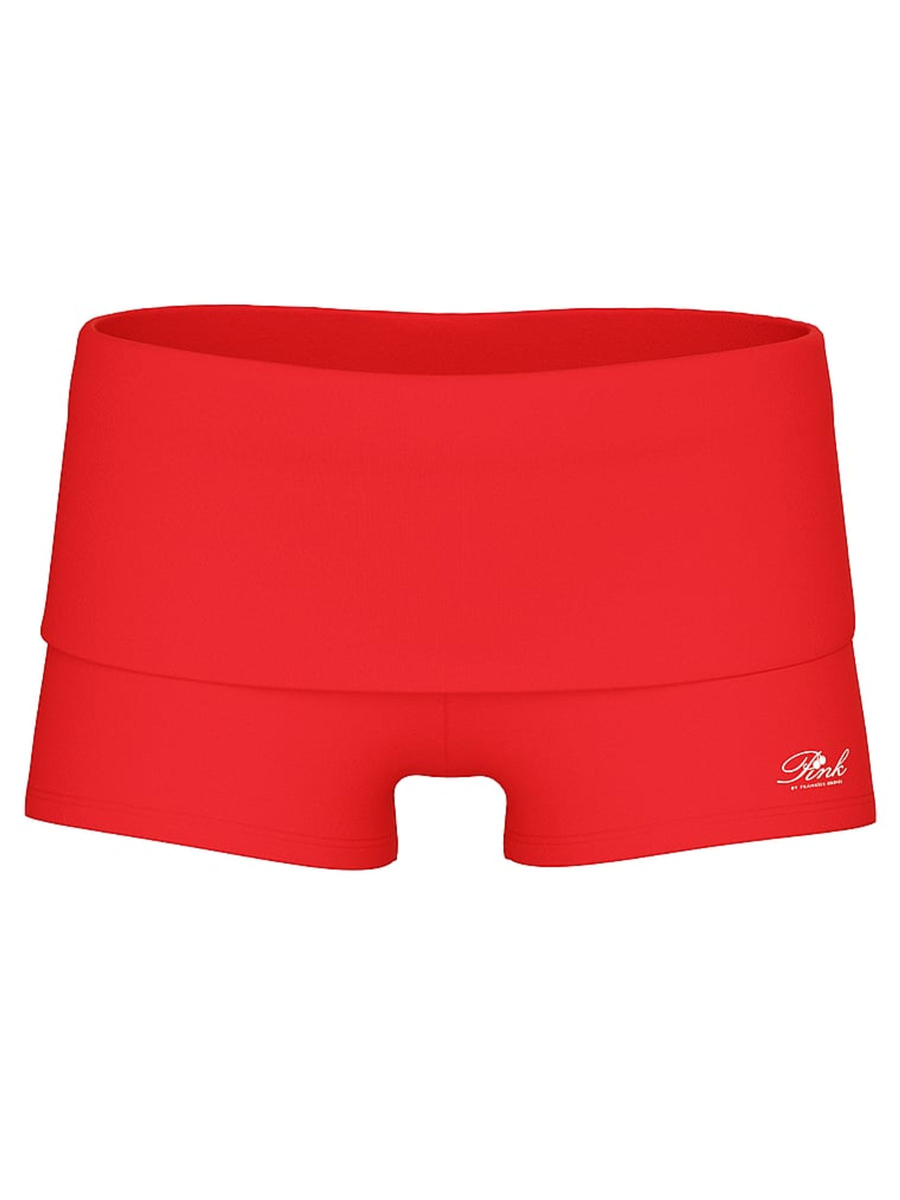 Candy Cane Red Foldover Cotton Short - Image 3 of 3