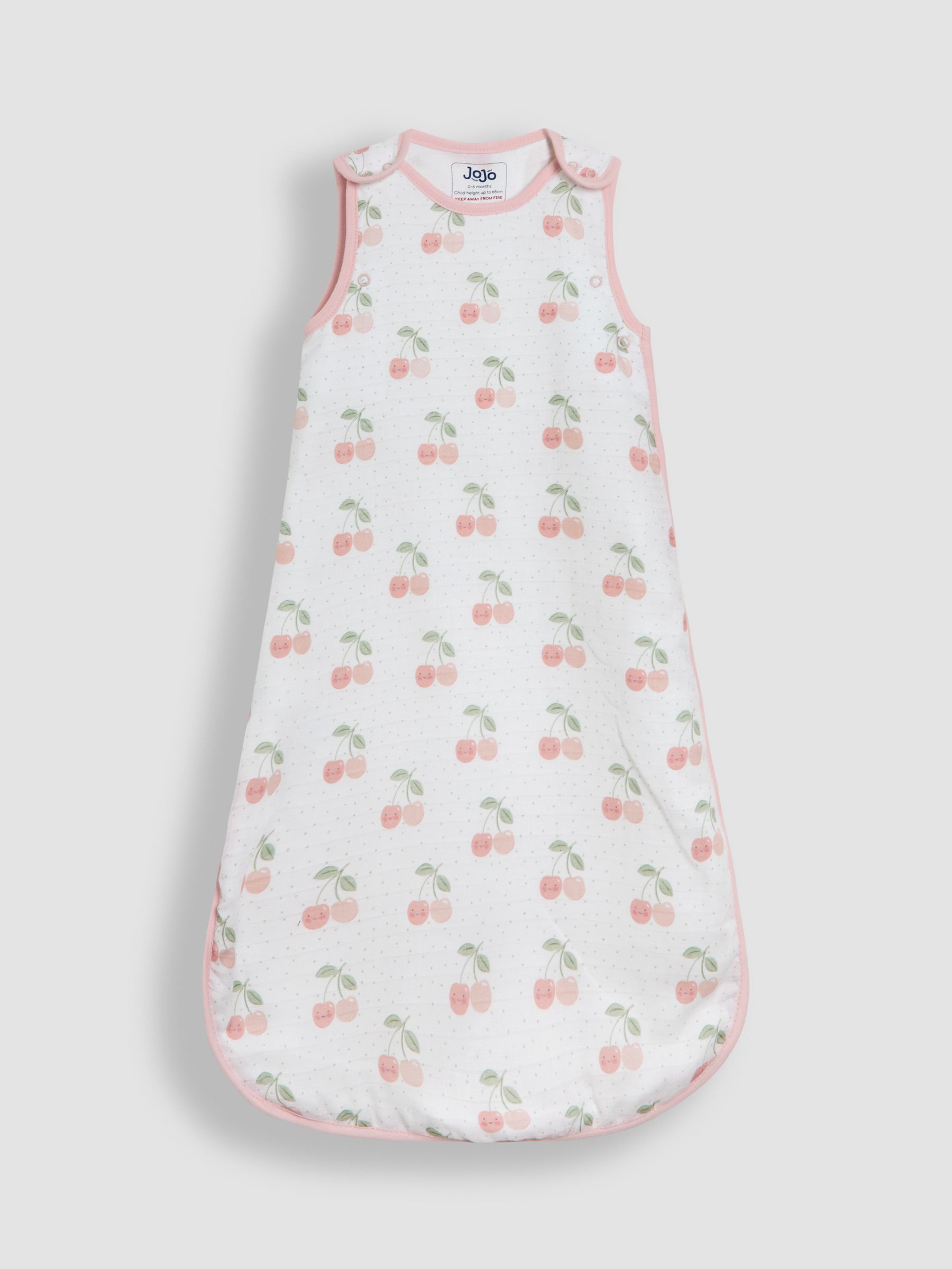 Cream Print 1 Tog Baby Muslin Sleeping Bag - Image 4 of 5
