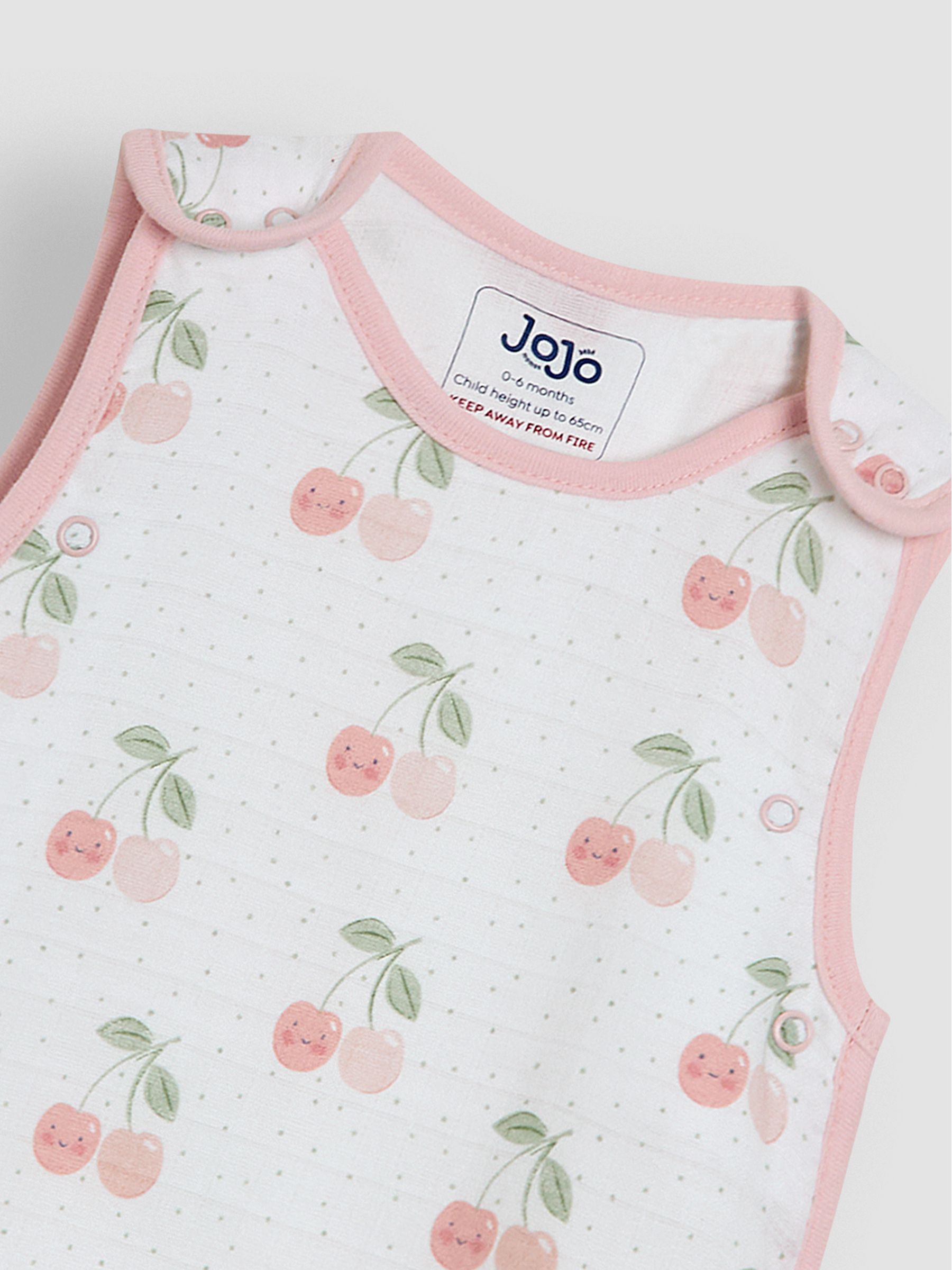 Cream Print 1 Tog Baby Muslin Sleeping Bag - Image 5 of 5