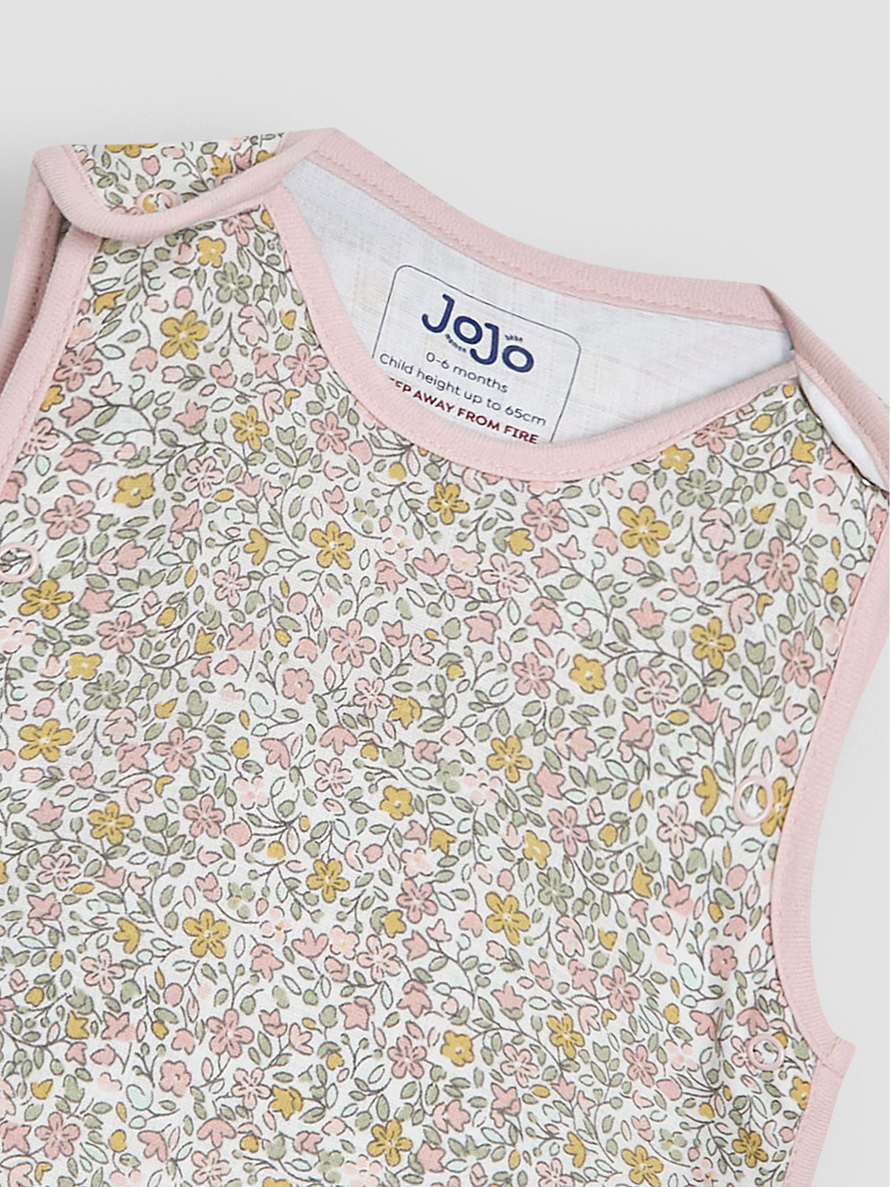 Ditsy Print 1 Tog Baby Muslin Sleeping Bag - Image 4 of 4