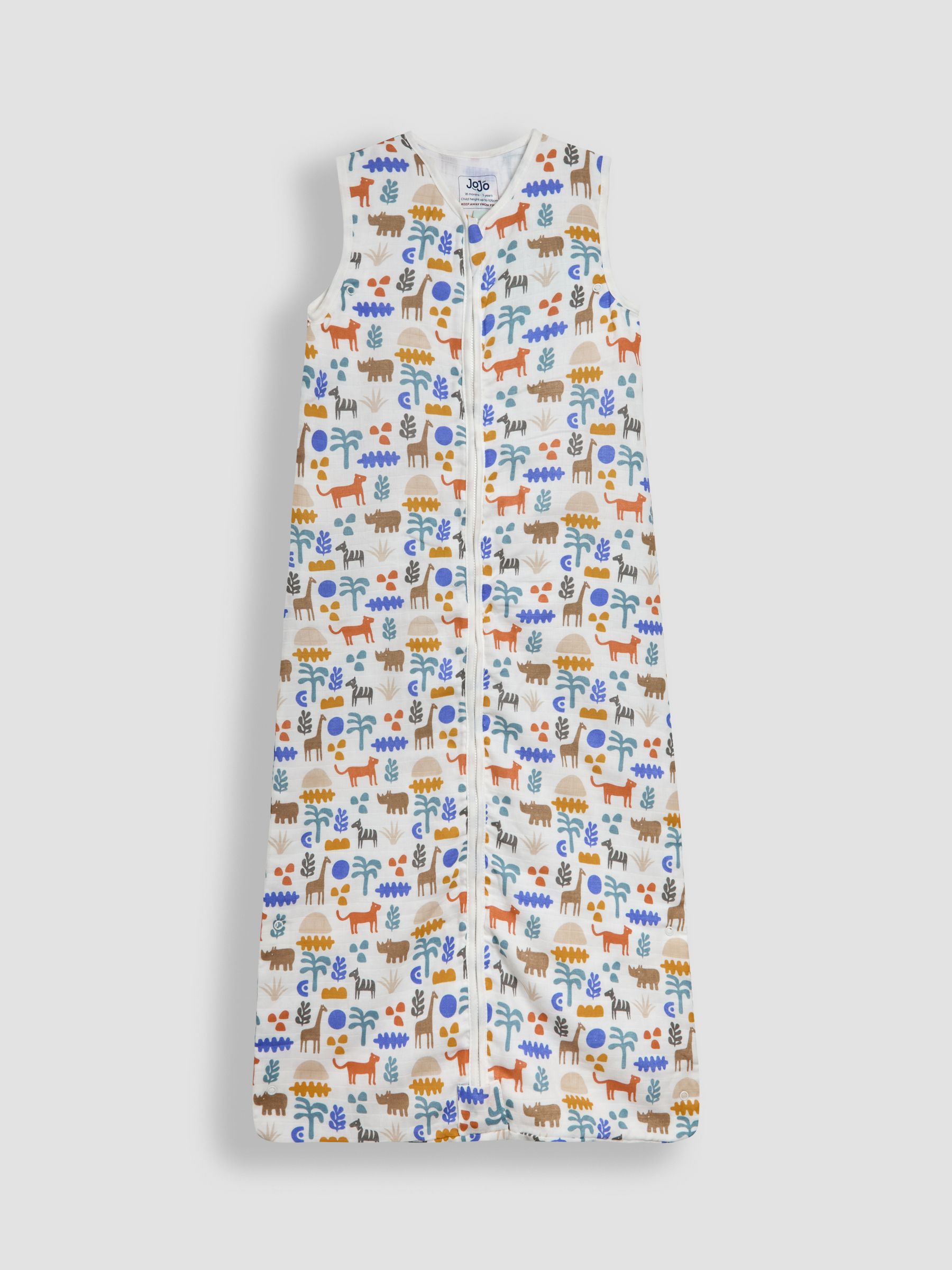 Print 1 Tog Toddler Muslin Sleeping Bag - Image 1 of 3