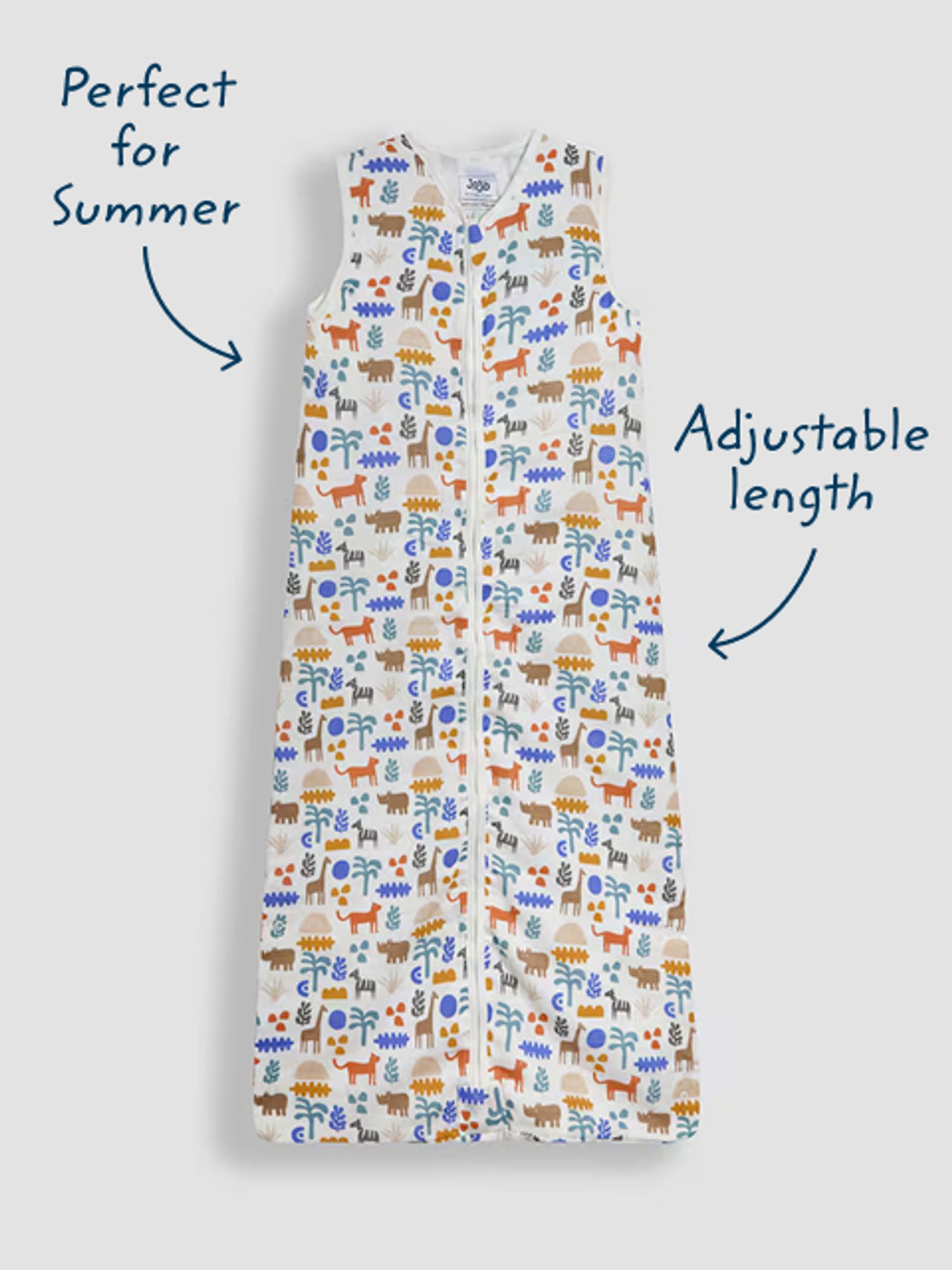 Print 1 Tog Toddler Muslin Sleeping Bag - Image 3 of 3
