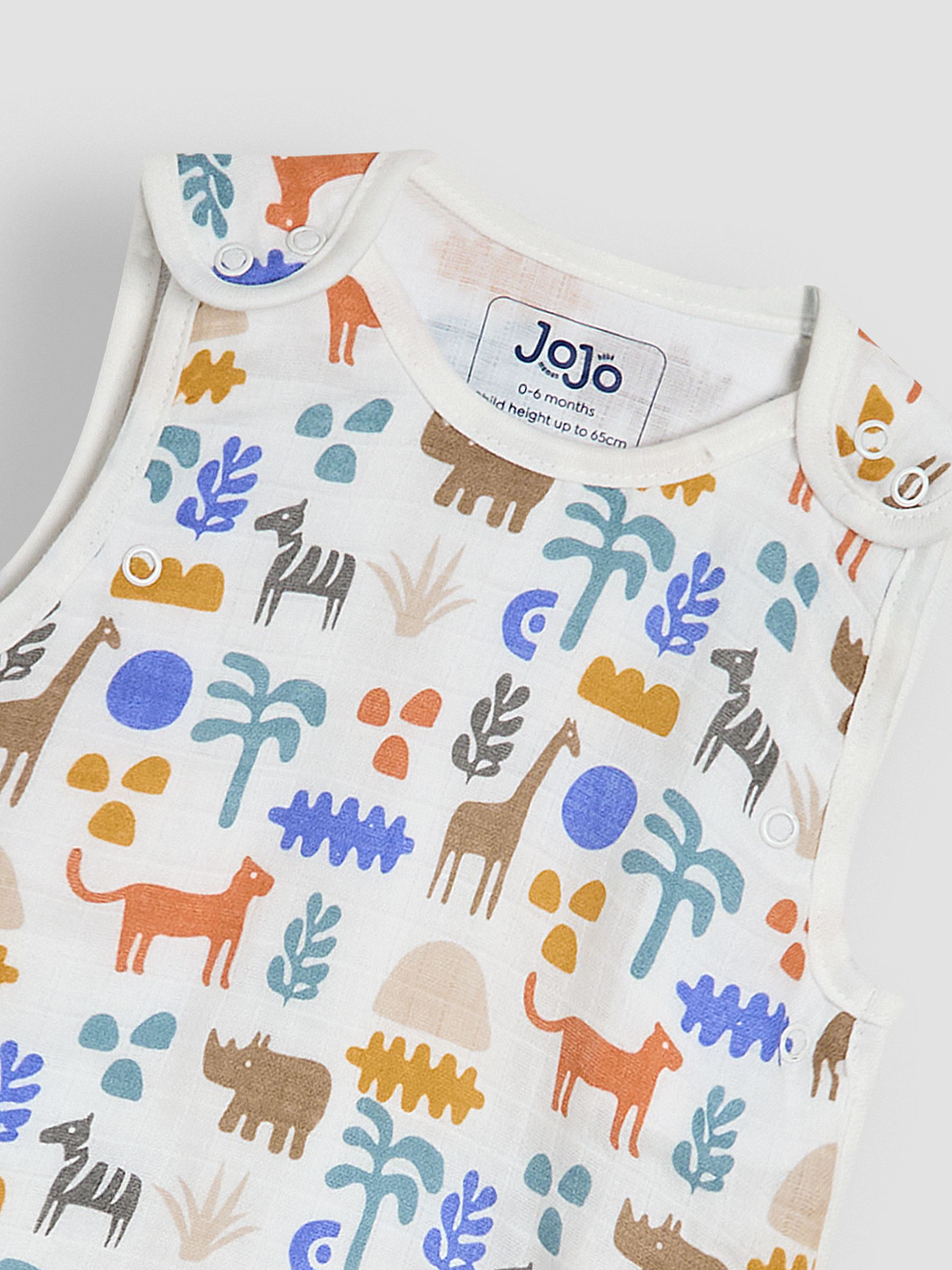 Safari Print 1 Tog Baby Muslin Sleeping Bag - Image 5 of 5
