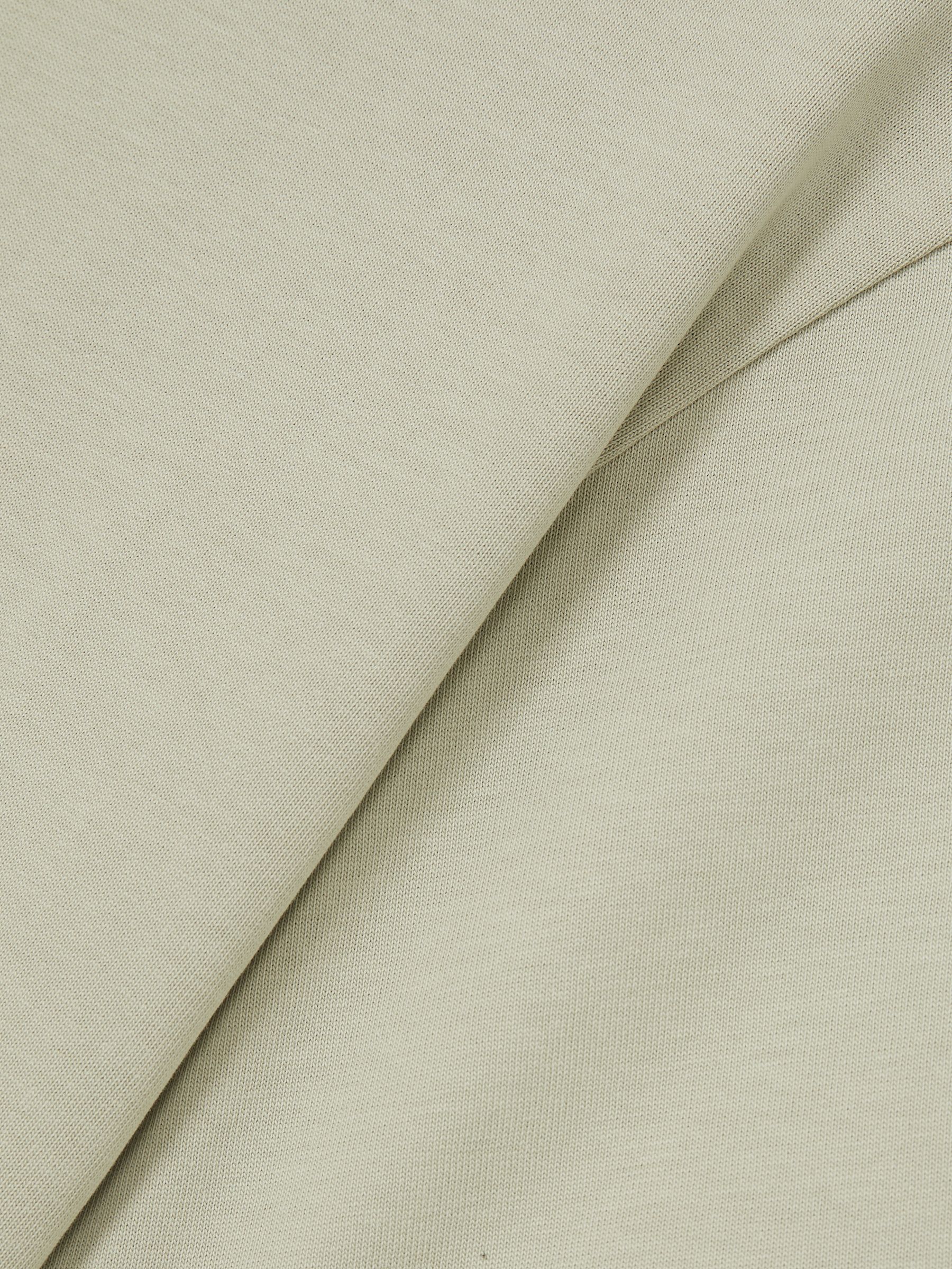 Cotton Garment-Dyed Oversized T-Shirt in Sage Green - Image 6 of 6