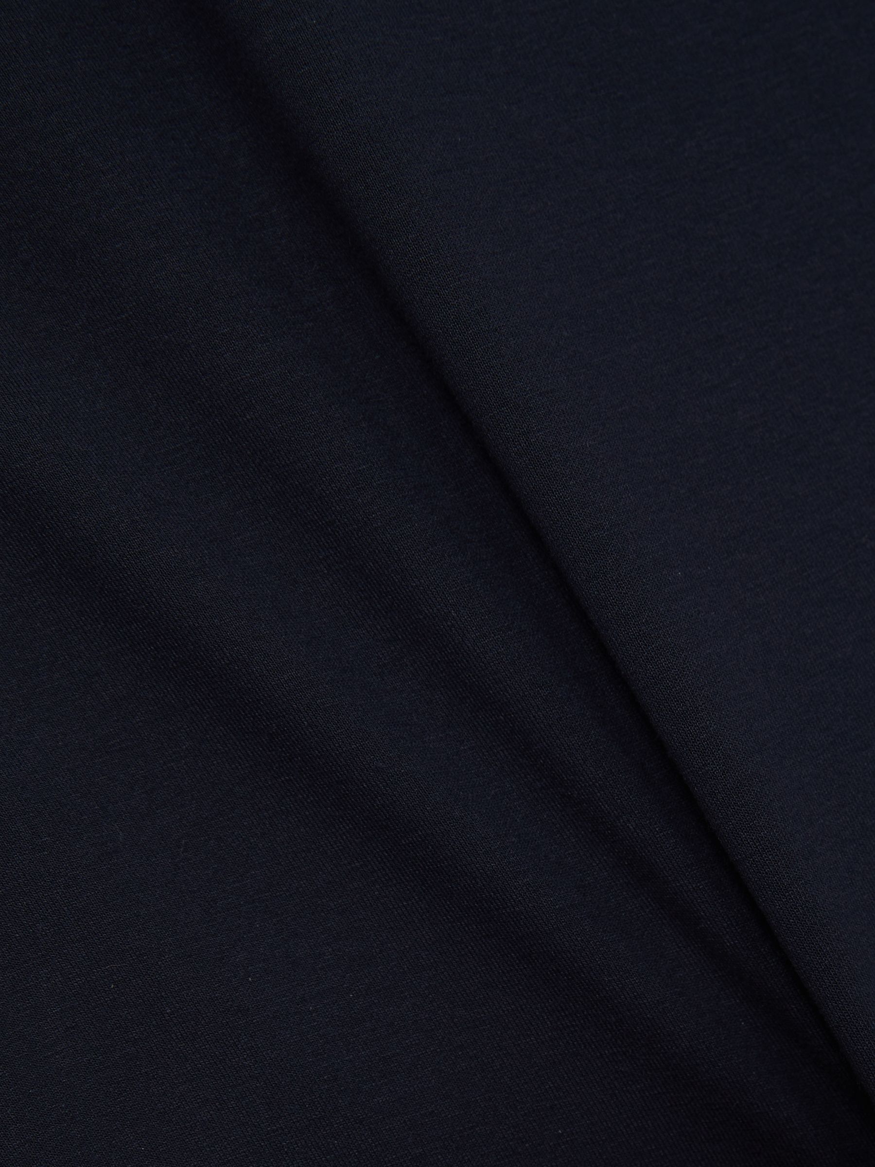 Jersey Straight Maxi Skirt in Navy - Image 5 of 5