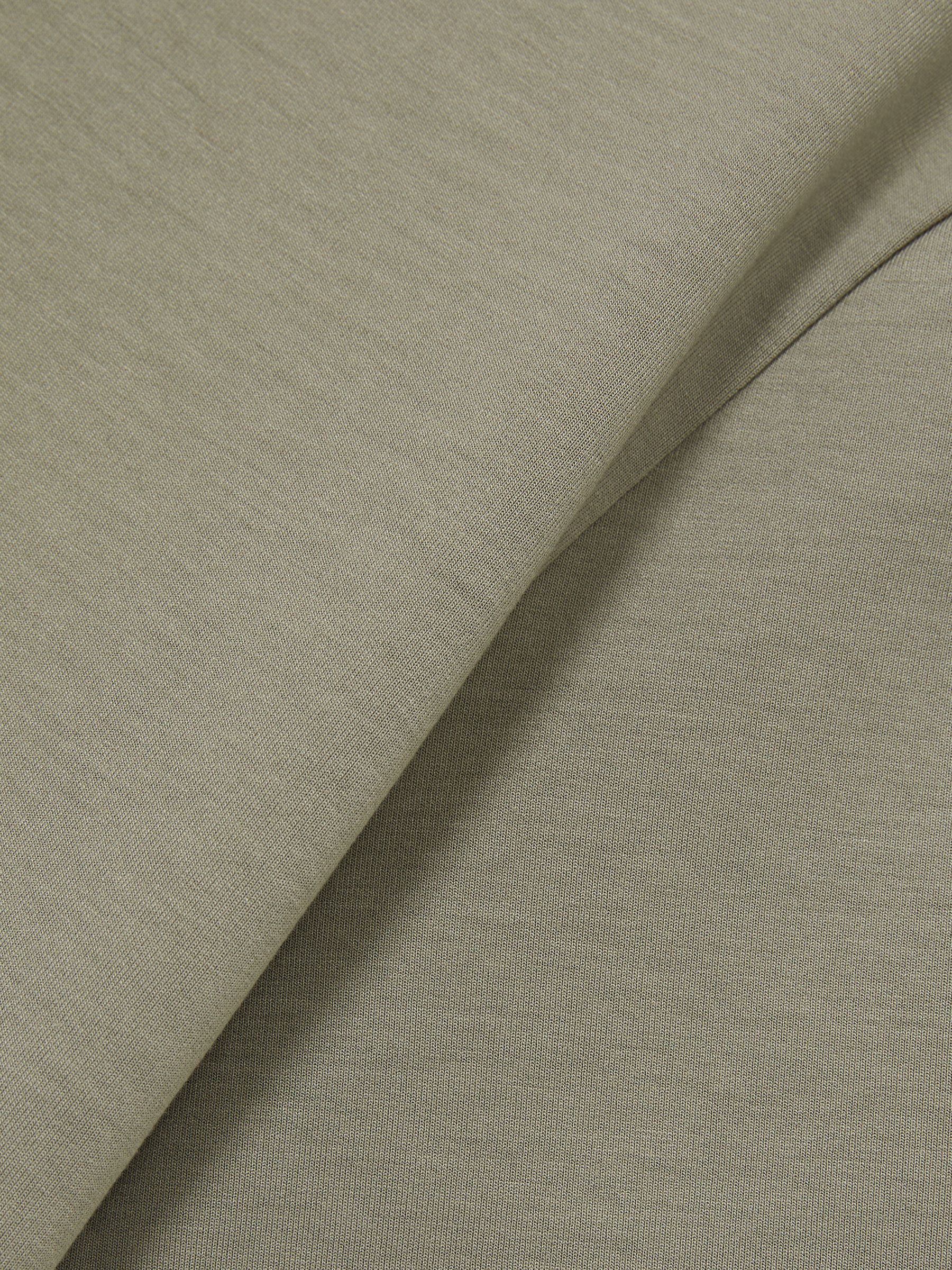 Interlock Jersey Crew Neck T-Shirt in Sage - Image 6 of 6