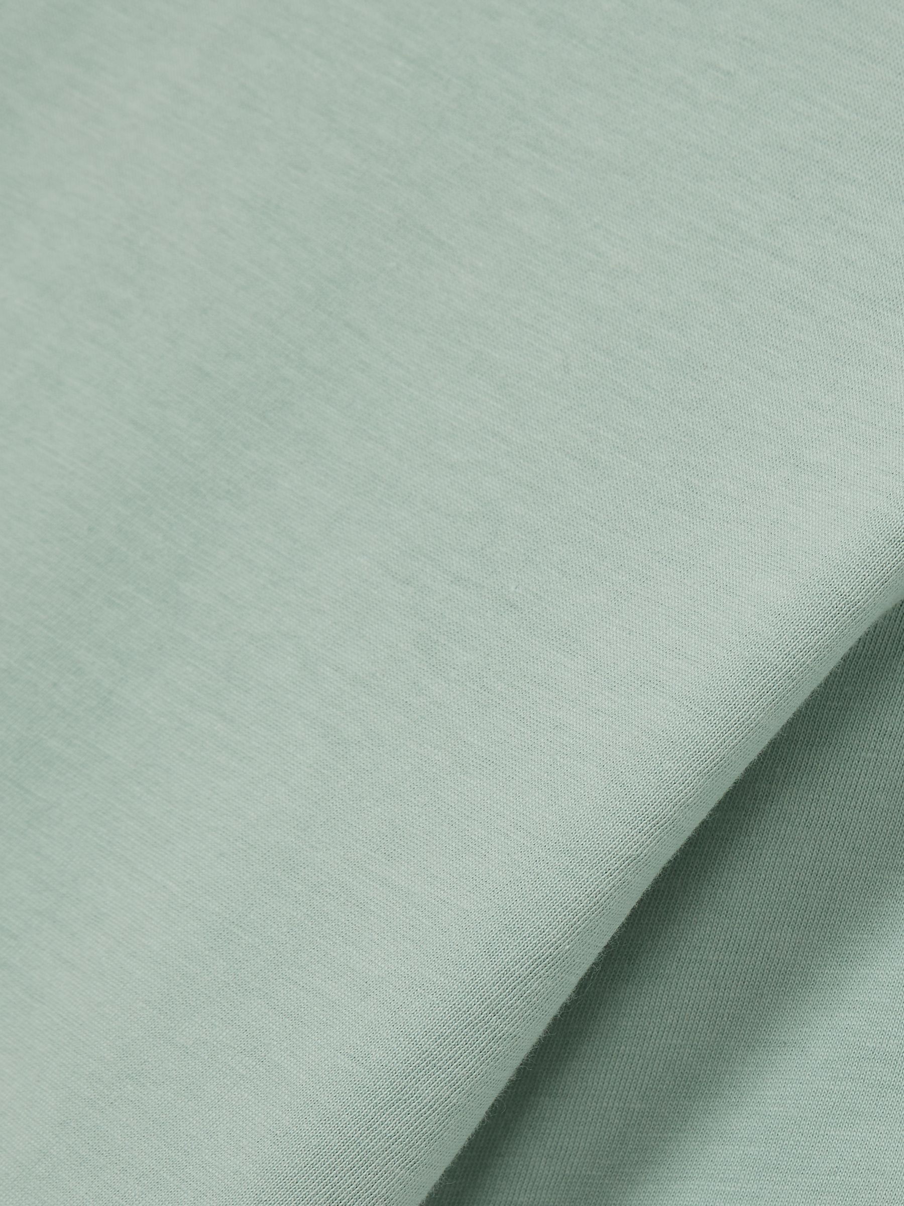 Crew Neck T-Shirt in Mint Green - Image 6 of 6