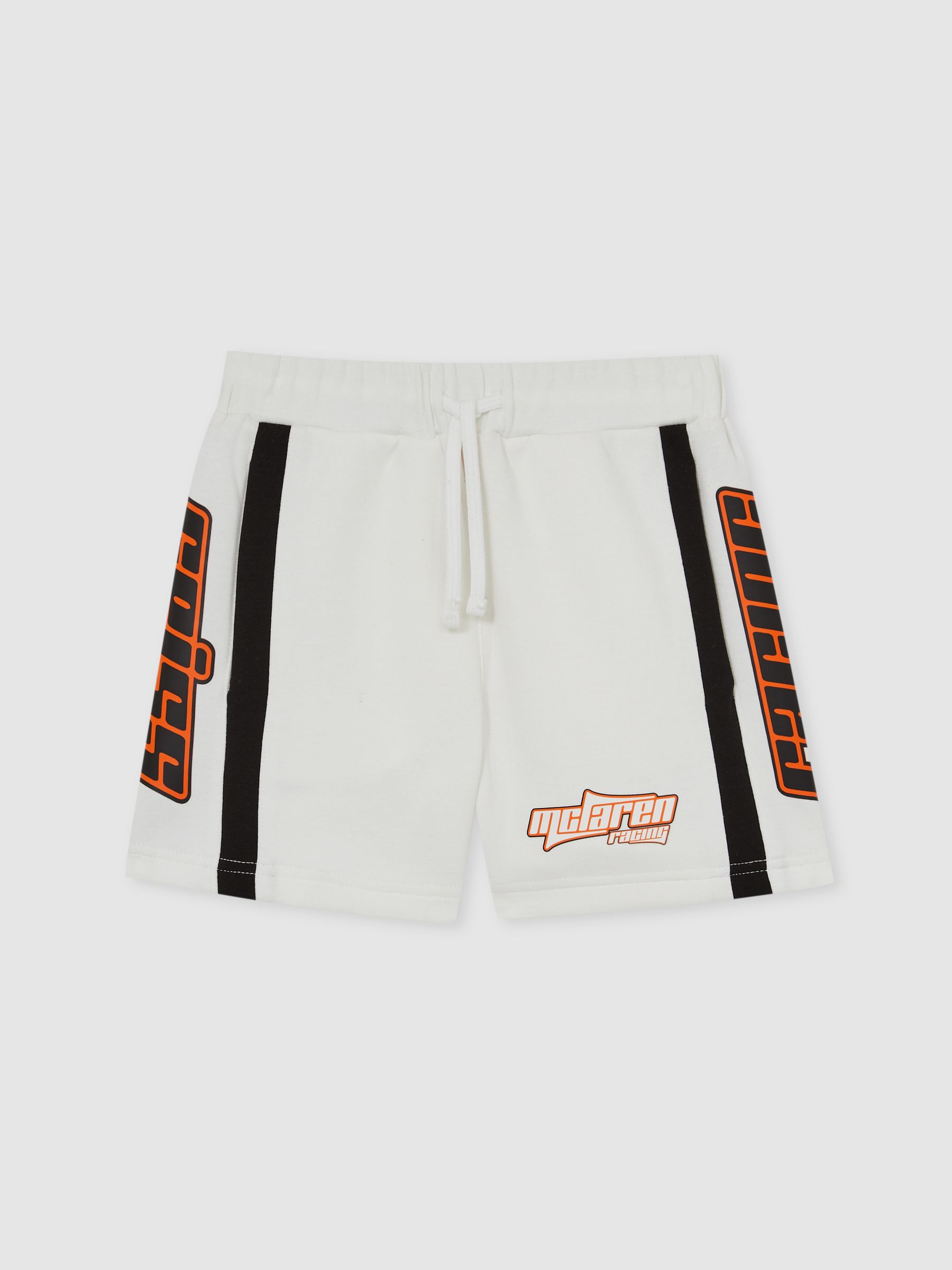 13-14 yrs McLaren F1 Team Drawstring Shorts Unisex Fit in White - Image 1 of 8
