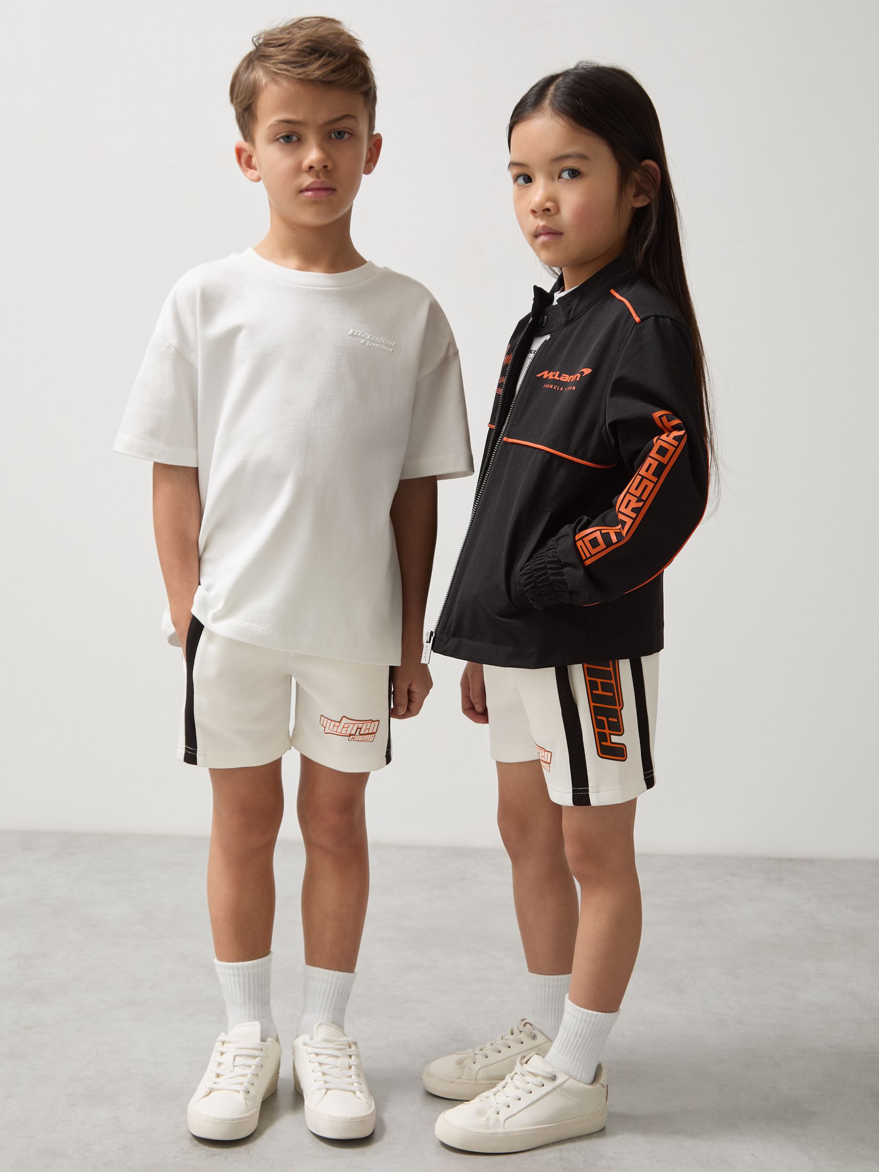 13-14 yrs McLaren F1 Team Drawstring Shorts Unisex Fit in White - Image 2 of 8