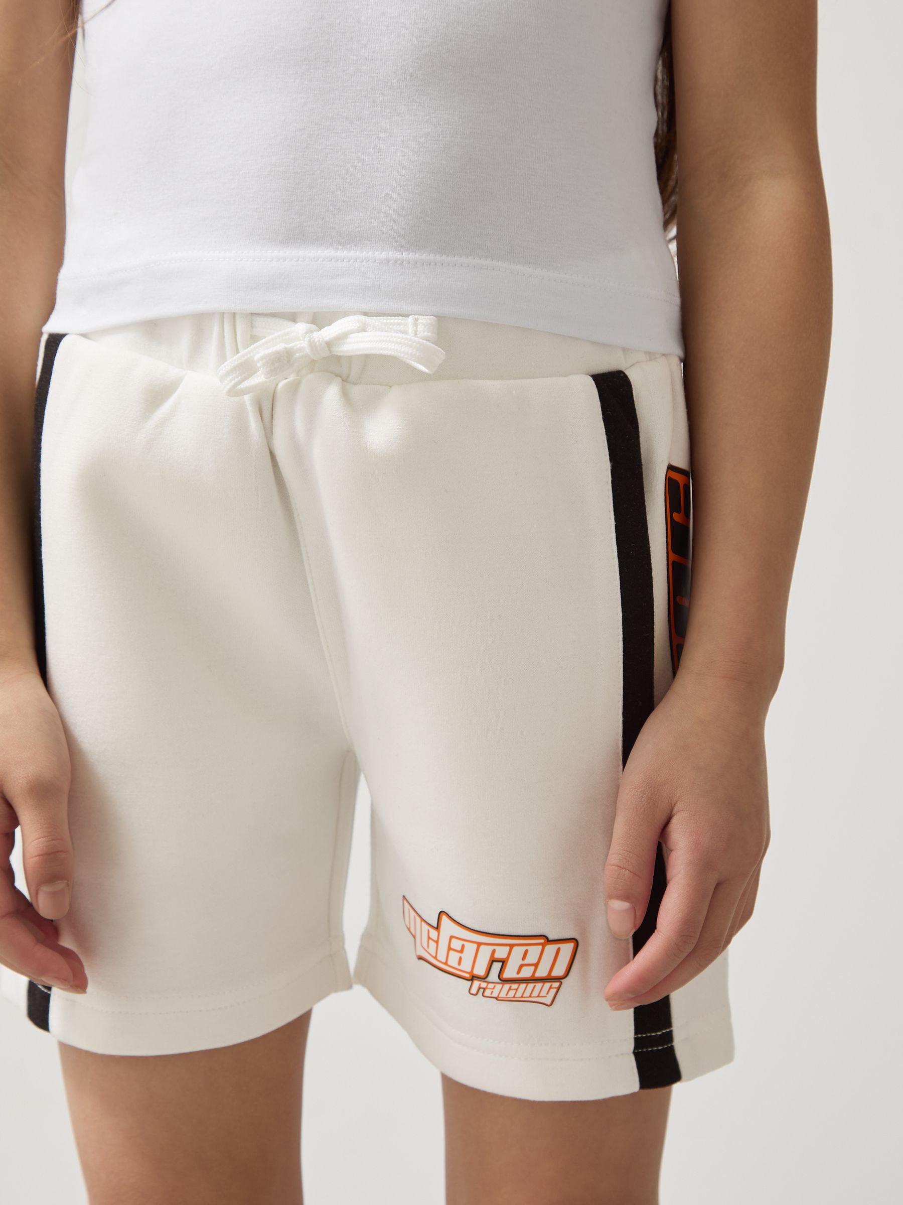 13-14 yrs McLaren F1 Team Drawstring Shorts Unisex Fit in White - Image 4 of 8