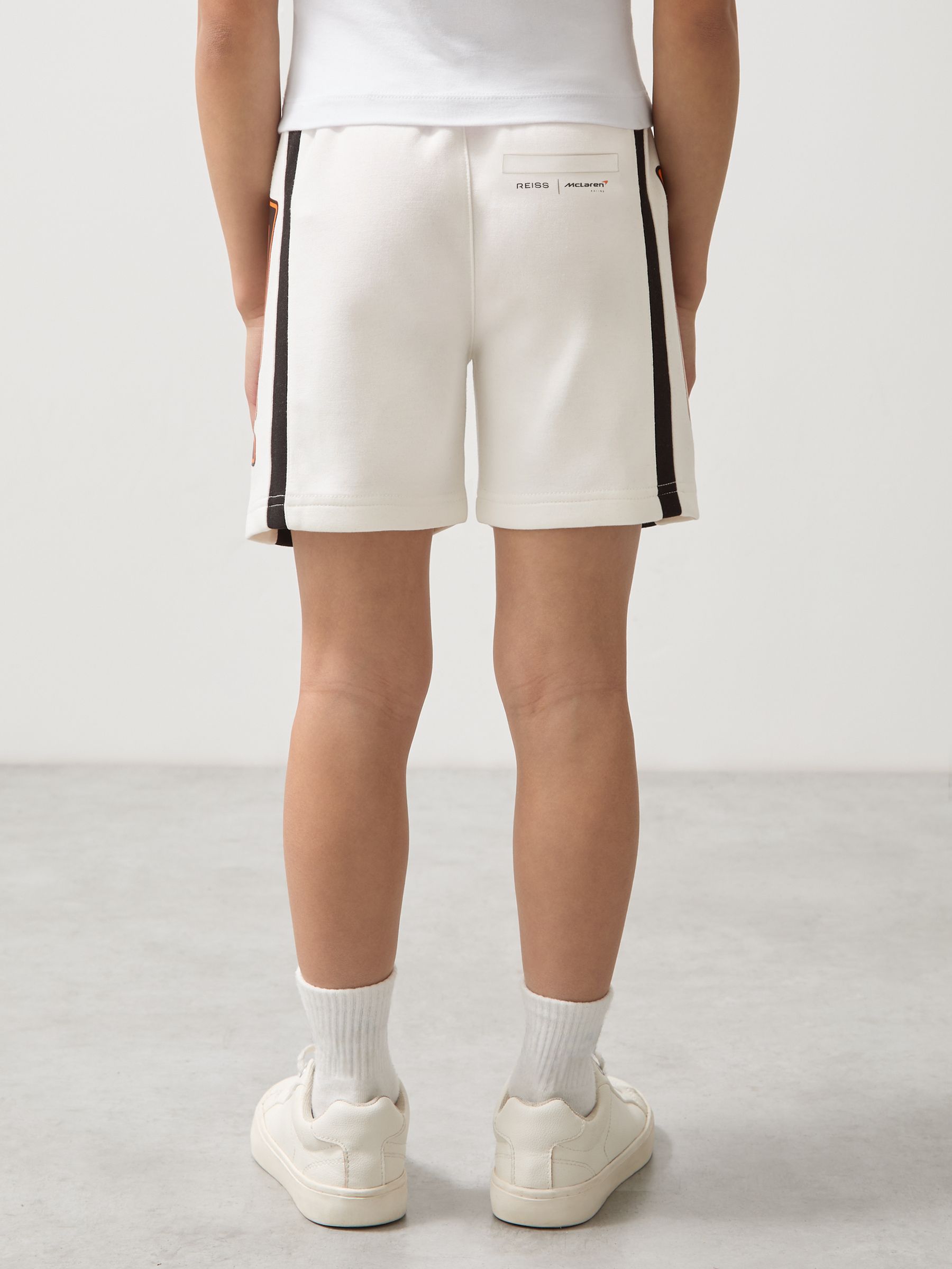 13-14 yrs McLaren F1 Team Drawstring Shorts Unisex Fit in White - Image 5 of 8