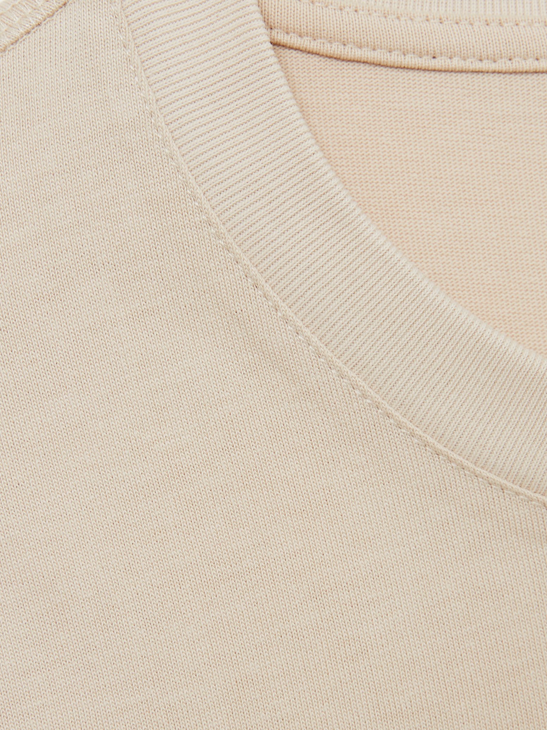 Cotton Garment-Dyed Oversized T-Shirt in Bisque Stone - Image 7 of 7