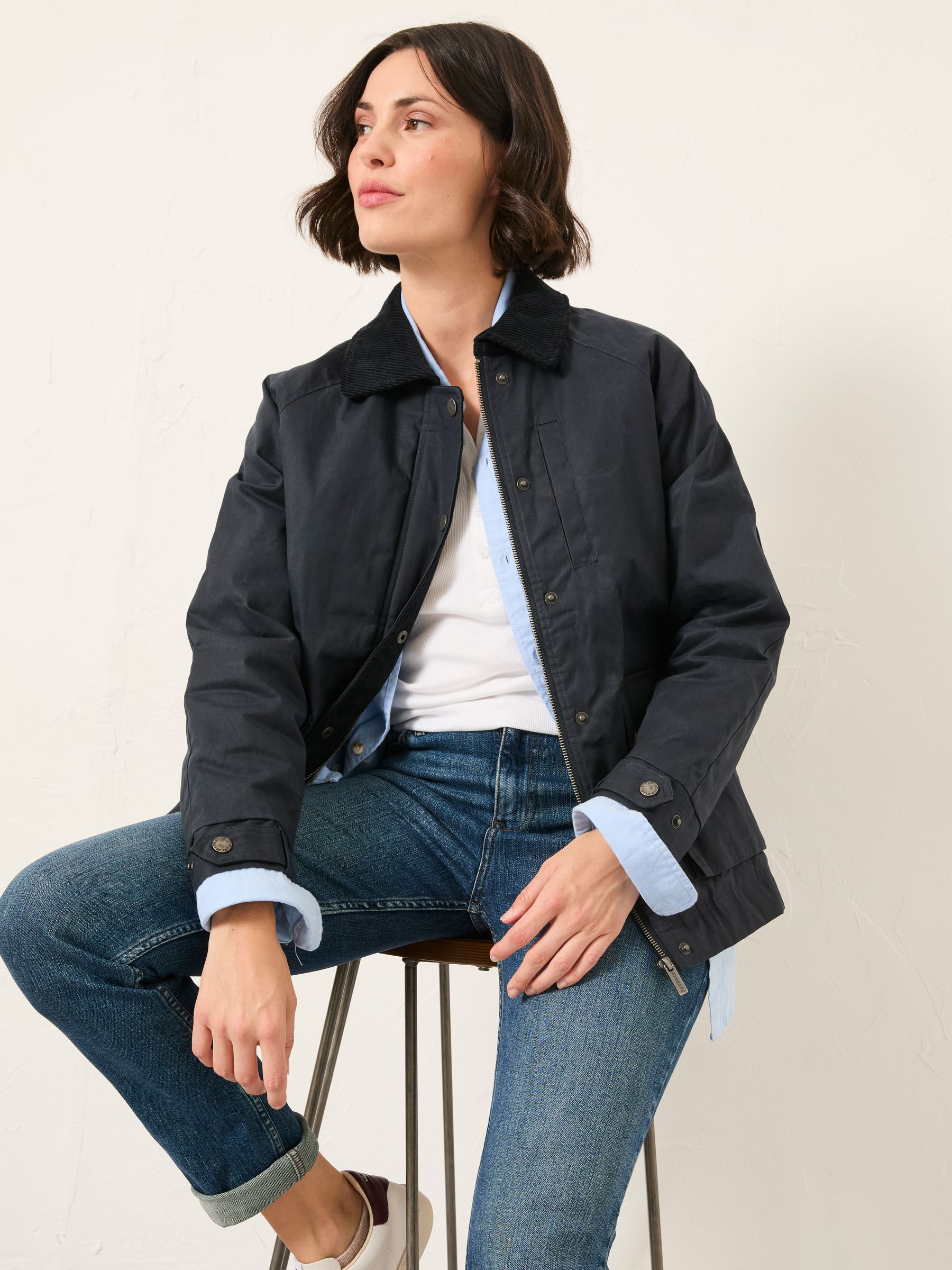 Devon Navy Heritage Jacket - Image 4 of 8