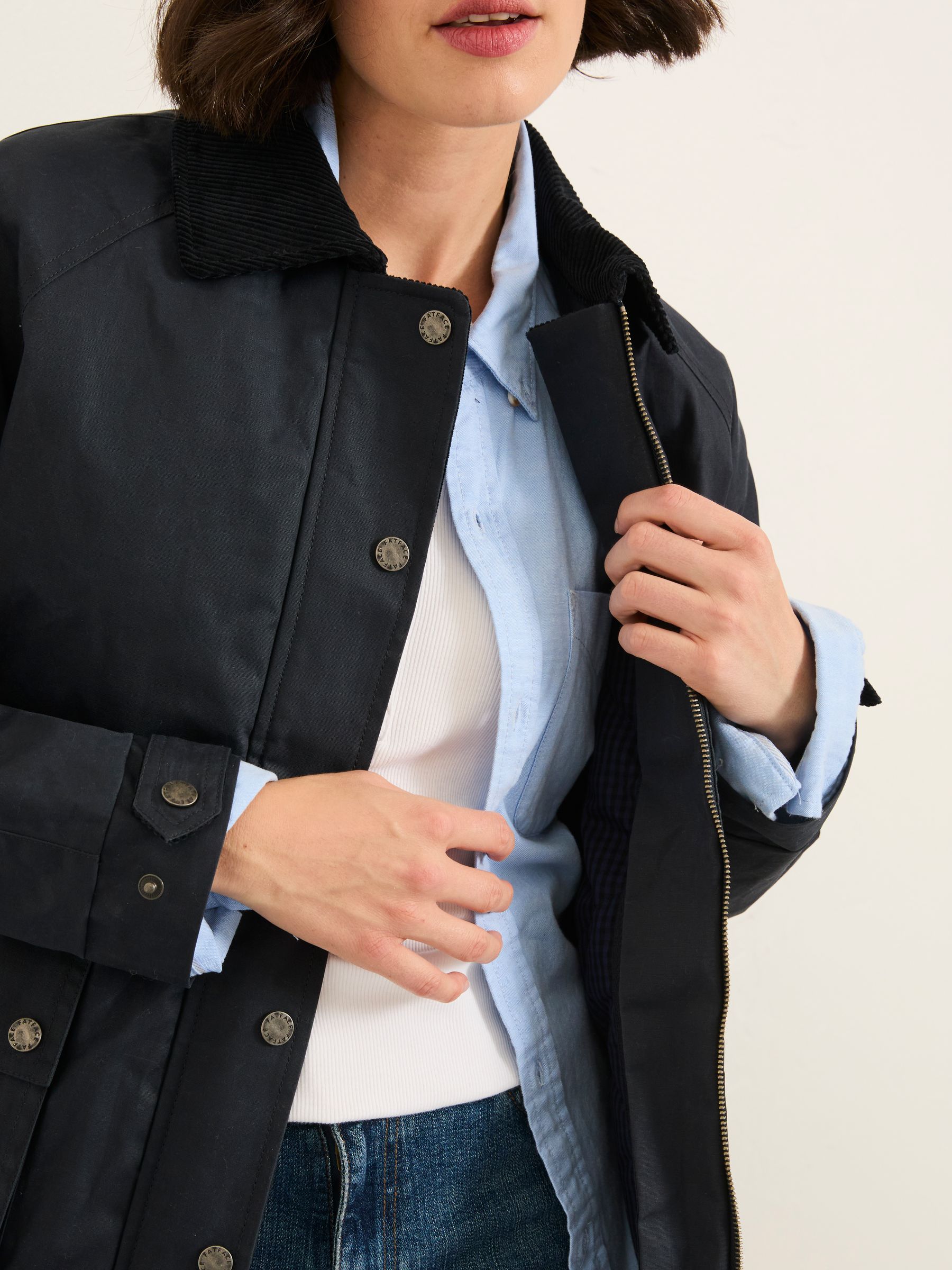 Devon Navy Heritage Jacket - Image 5 of 8