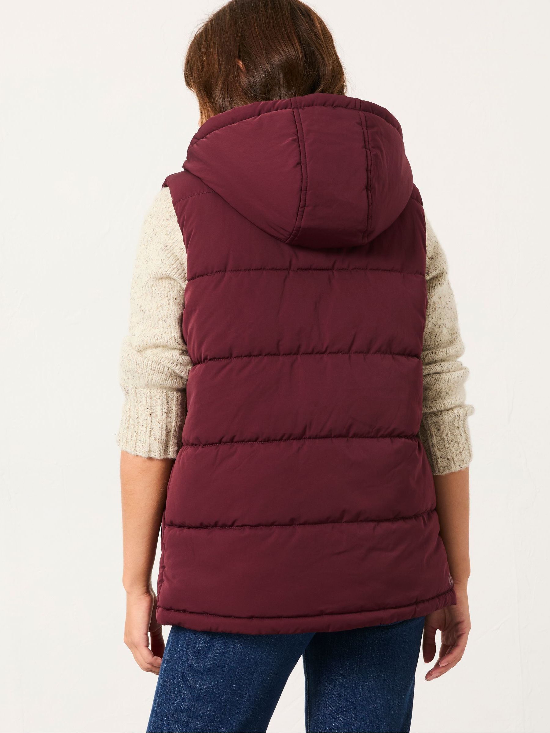 Gem Burgundy Red Gilet - Image 2 of 6