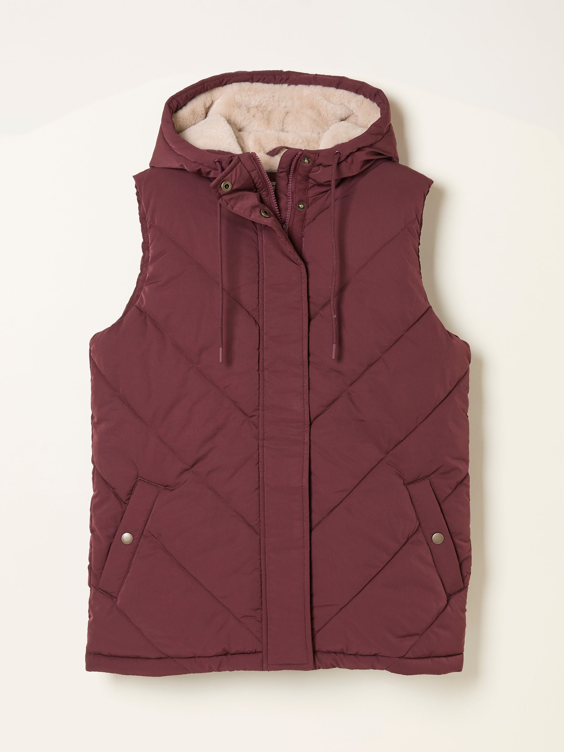 Gem Burgundy Red Gilet - Image 6 of 6