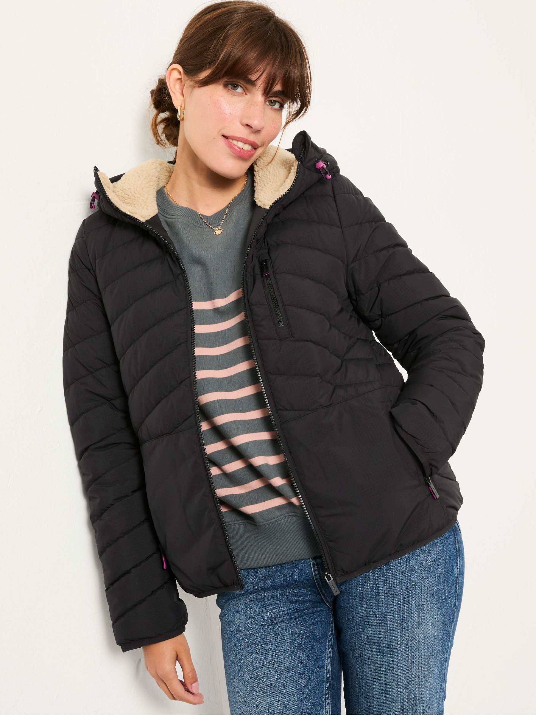 Erica Black Borg Puffer - Image 1 of 5