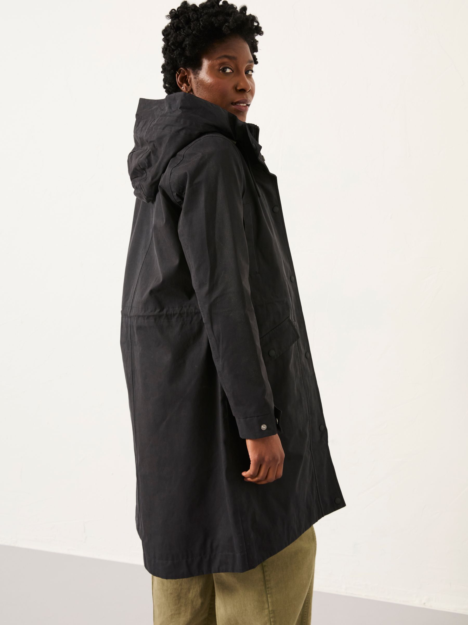 Taylor Black Waterproof Coat - Image 2 of 5