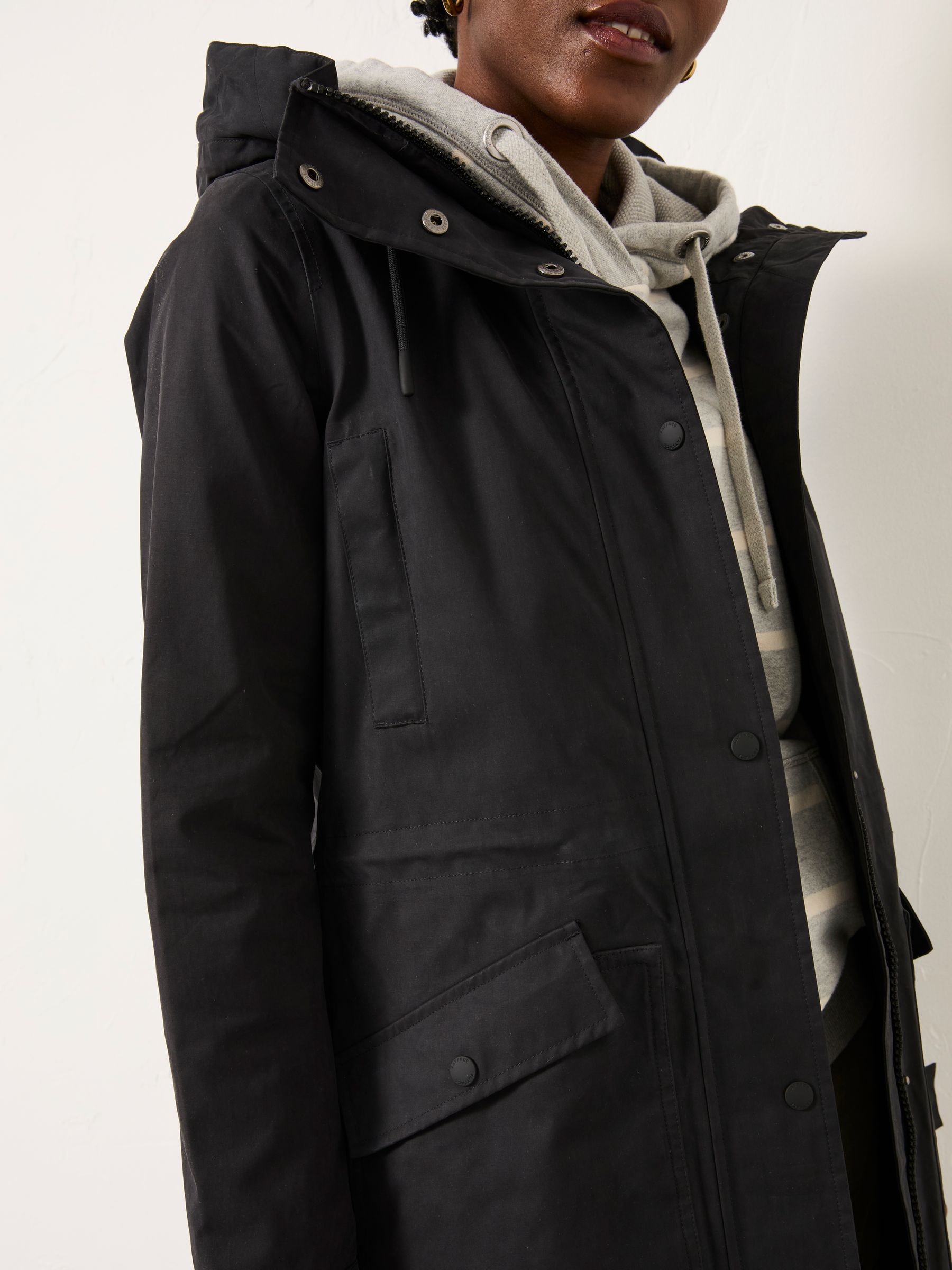 Taylor Black Waterproof Coat - Image 3 of 5