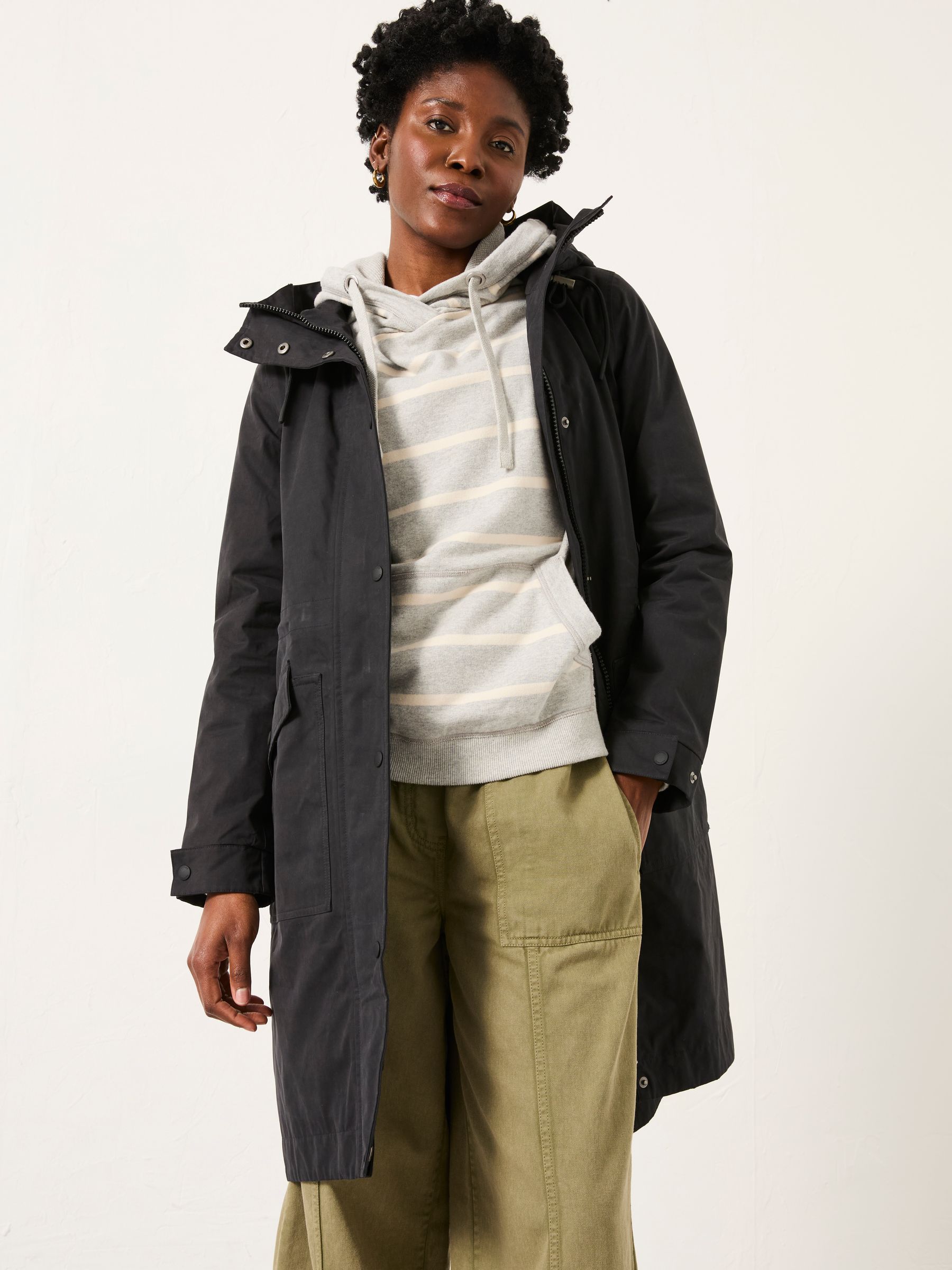 Taylor Black Waterproof Coat - Image 4 of 5