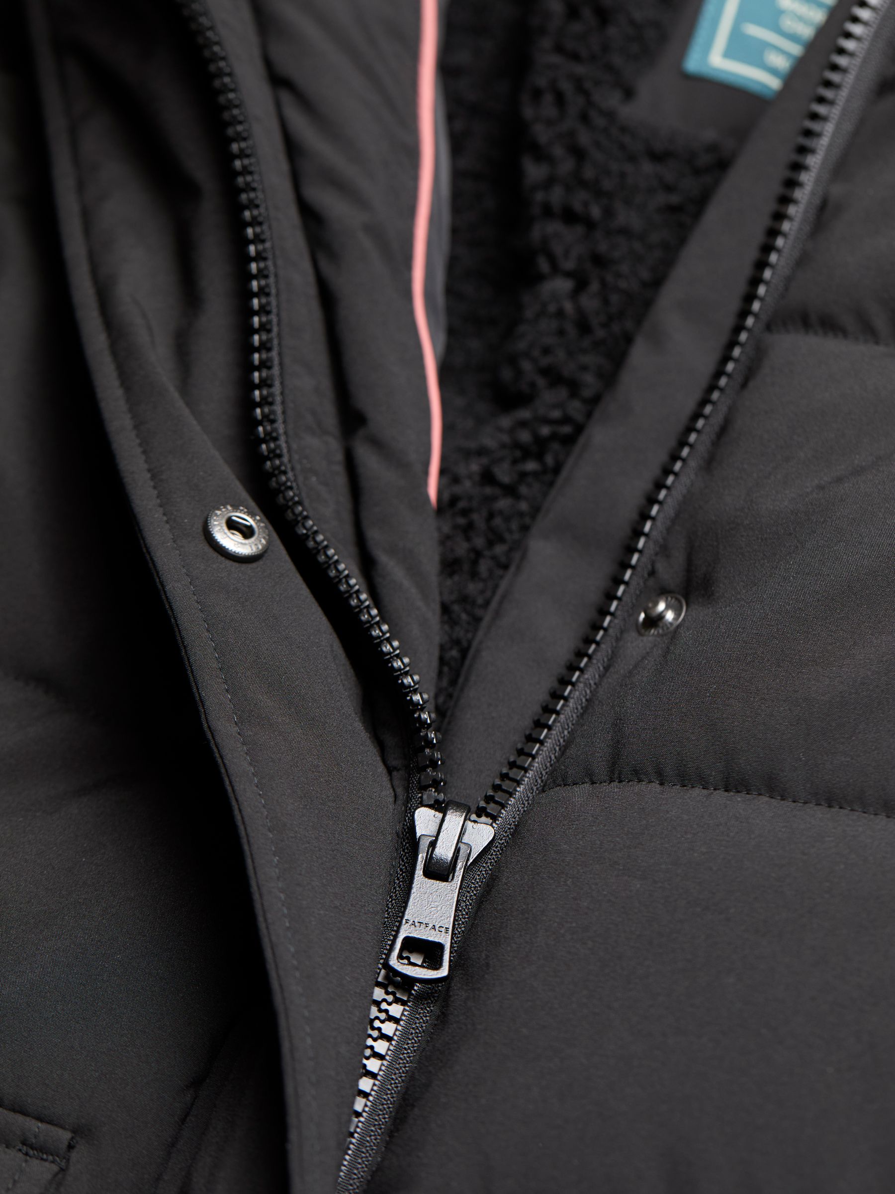 Harley Black Longline Puffer Coat - Image 7 of 7 Harley Black Longline Puffer Coat - Image 7 of 7