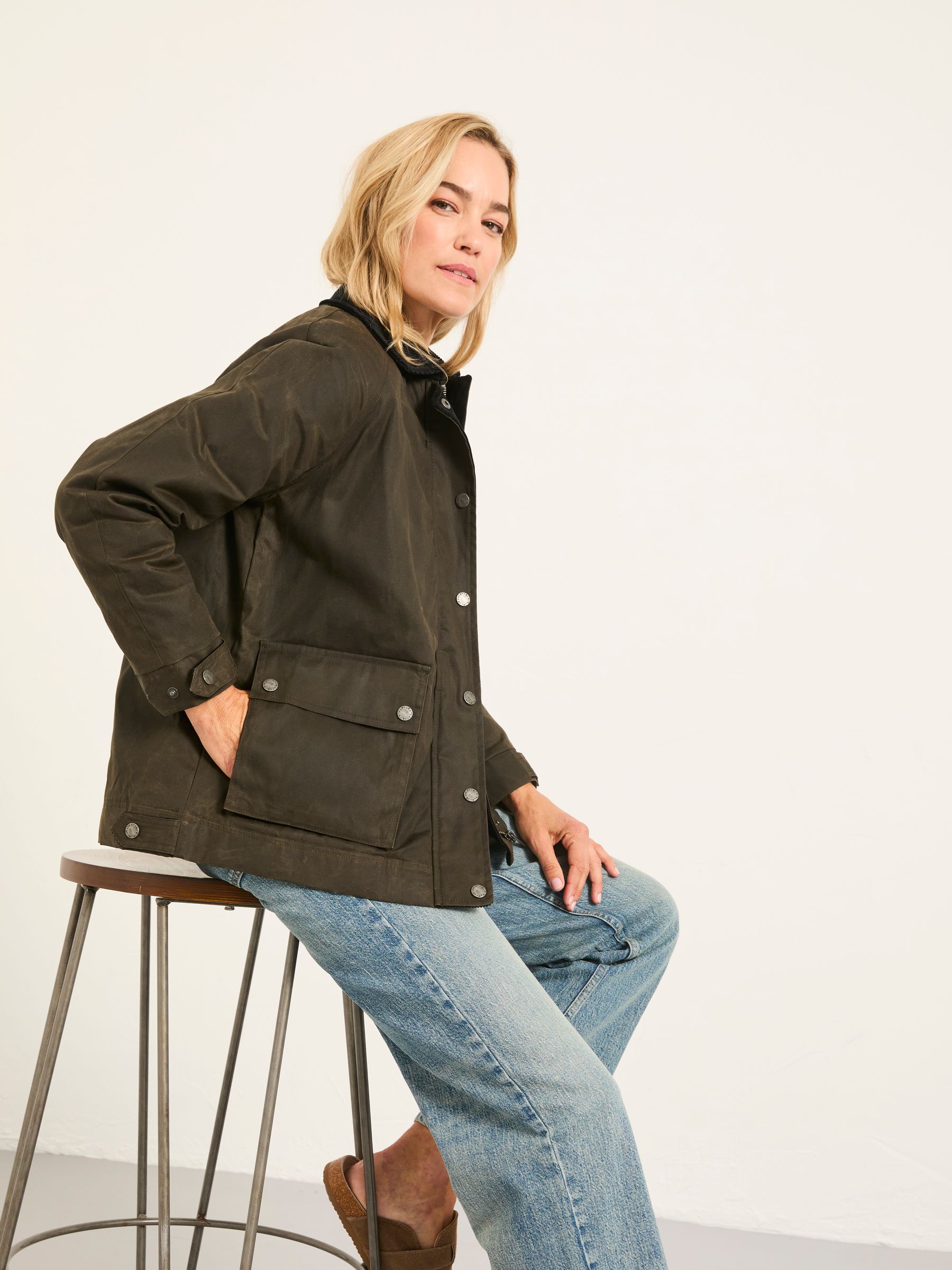 Devon Dark Green Heritage Jacket - Image 5 of 6
