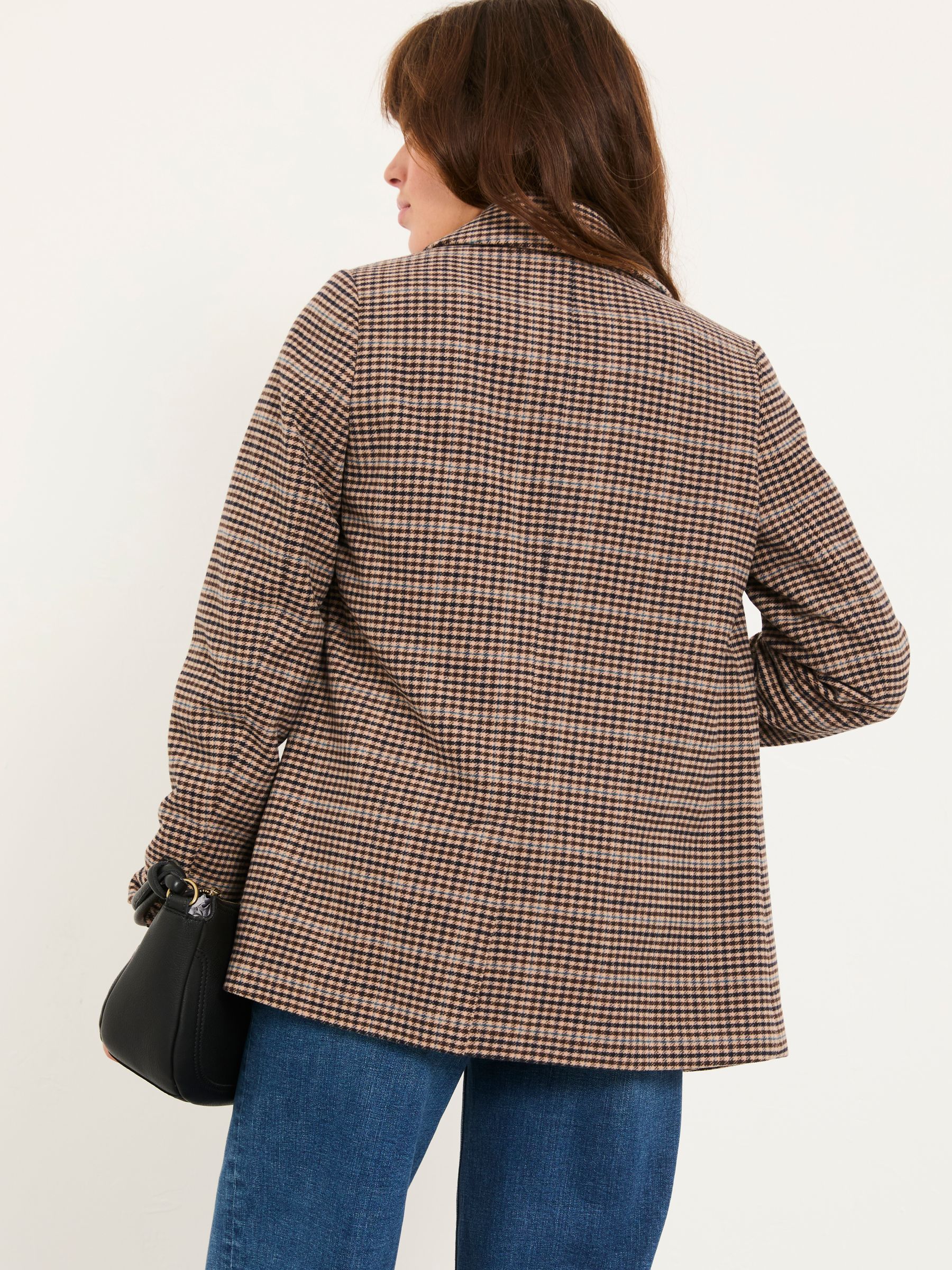 Alba Brown Check Blazer - Image 3 of 7