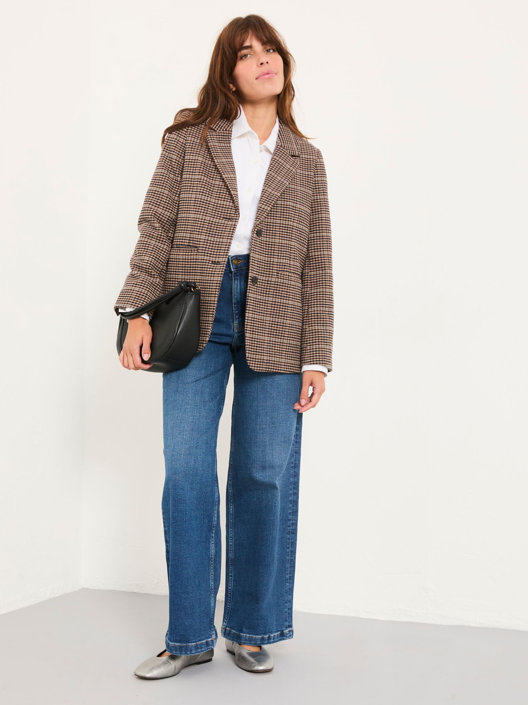 Alba Brown Check Blazer - Image 6 of 7