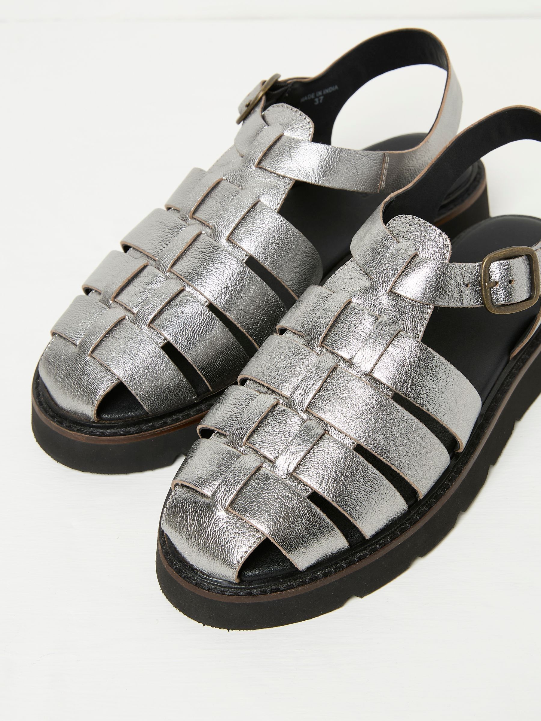Silver Elodie Fisherman Sandals - Image 2 of 3