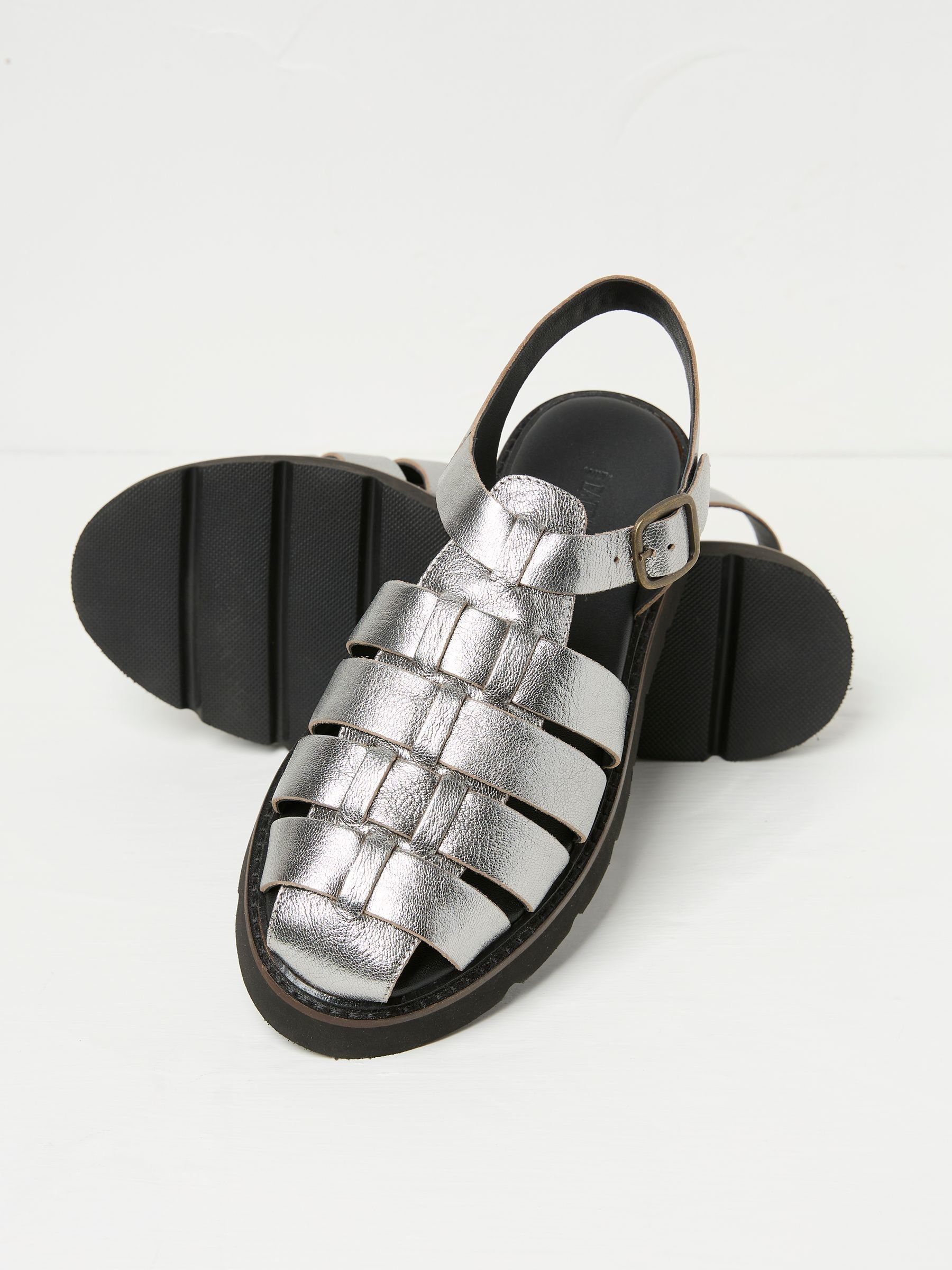 Silver Elodie Fisherman Sandals - Image 3 of 3