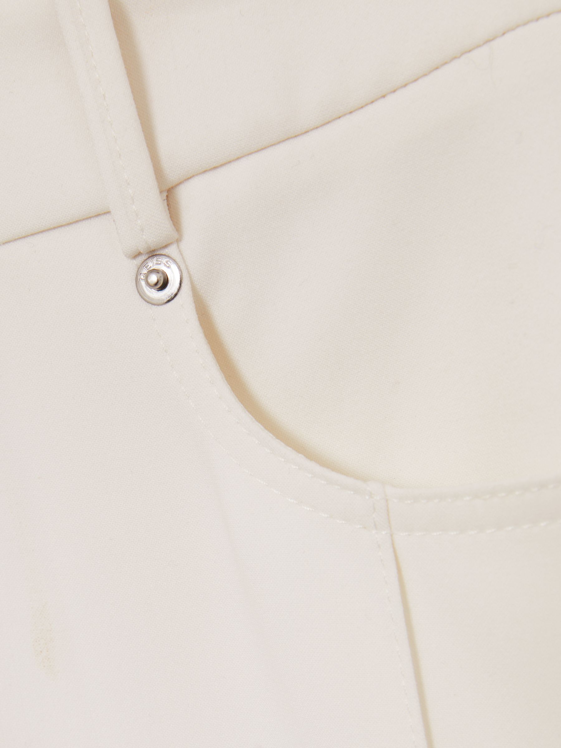Palazzo Tailored Trousers in Ivory - Image 6 of 6