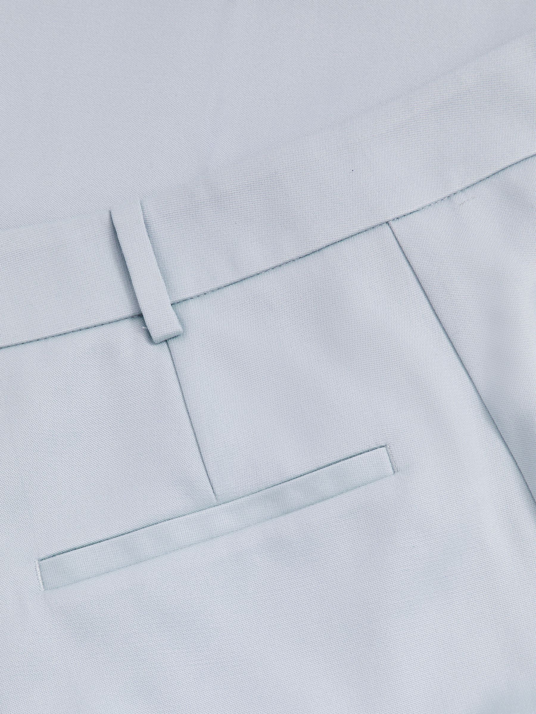 Petite Wide-Leg Tailored Trousers in Blue - Image 6 of 7