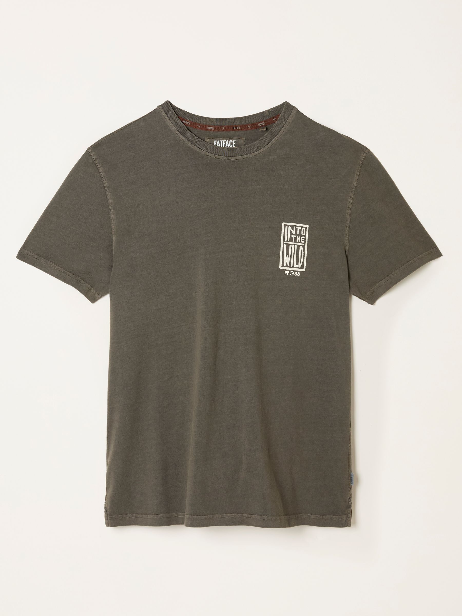 Washed Black Into The Wild Graphic Tshirt - Image 7 of 8