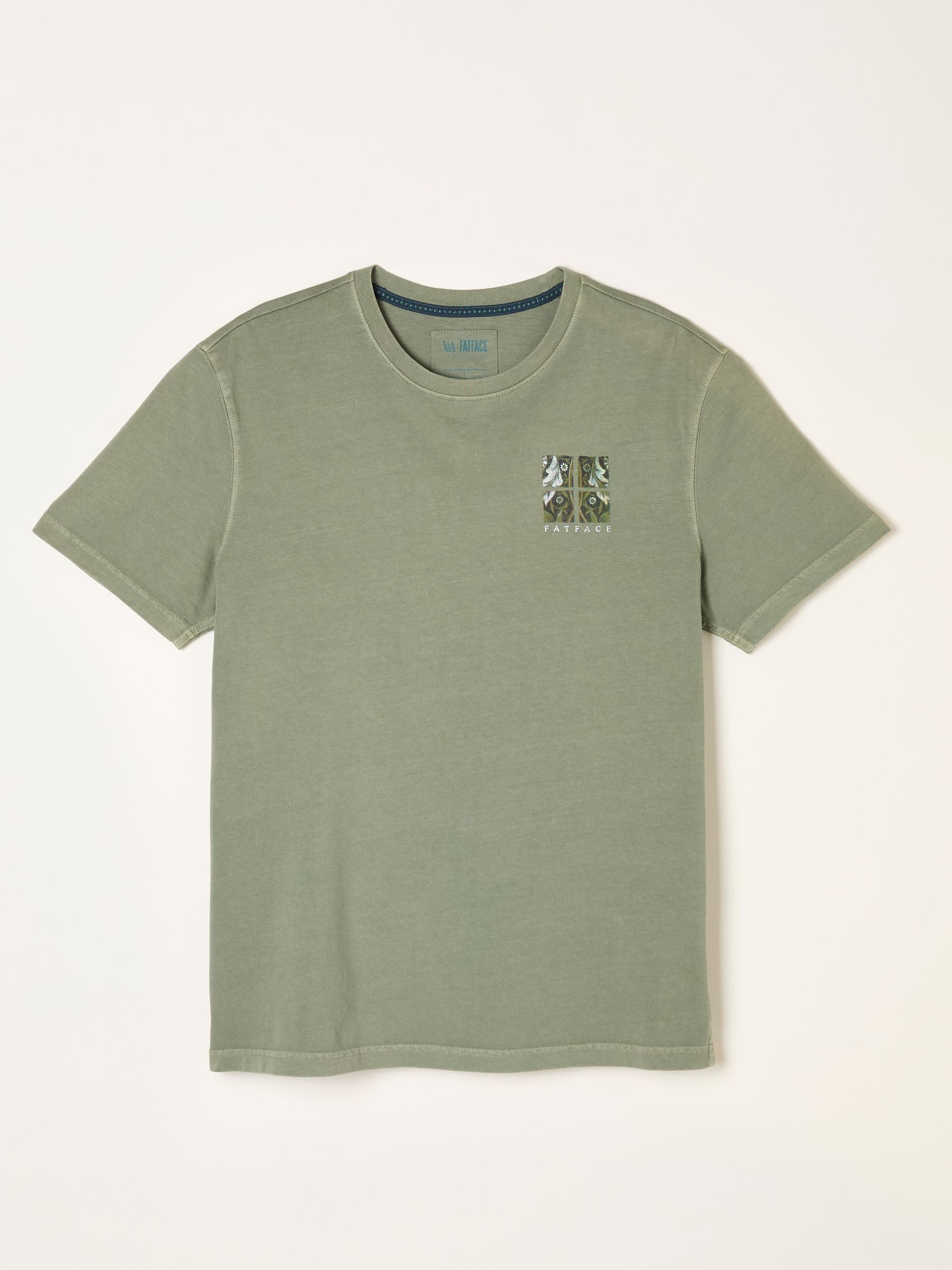 Sage Green Tile Panel Graphic T-Shirt - Image 7 of 8